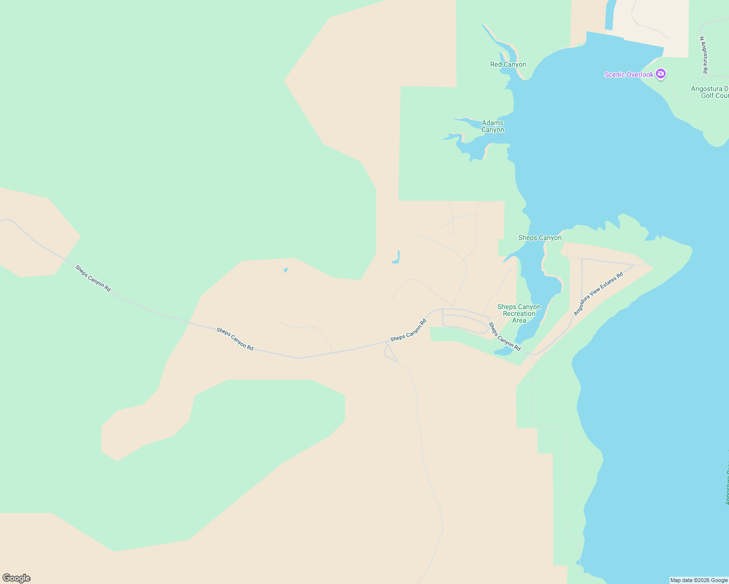 map of restaurants, bars, coffee shops, grocery stores, and more near 13010 Bay View Lane in Hot Springs