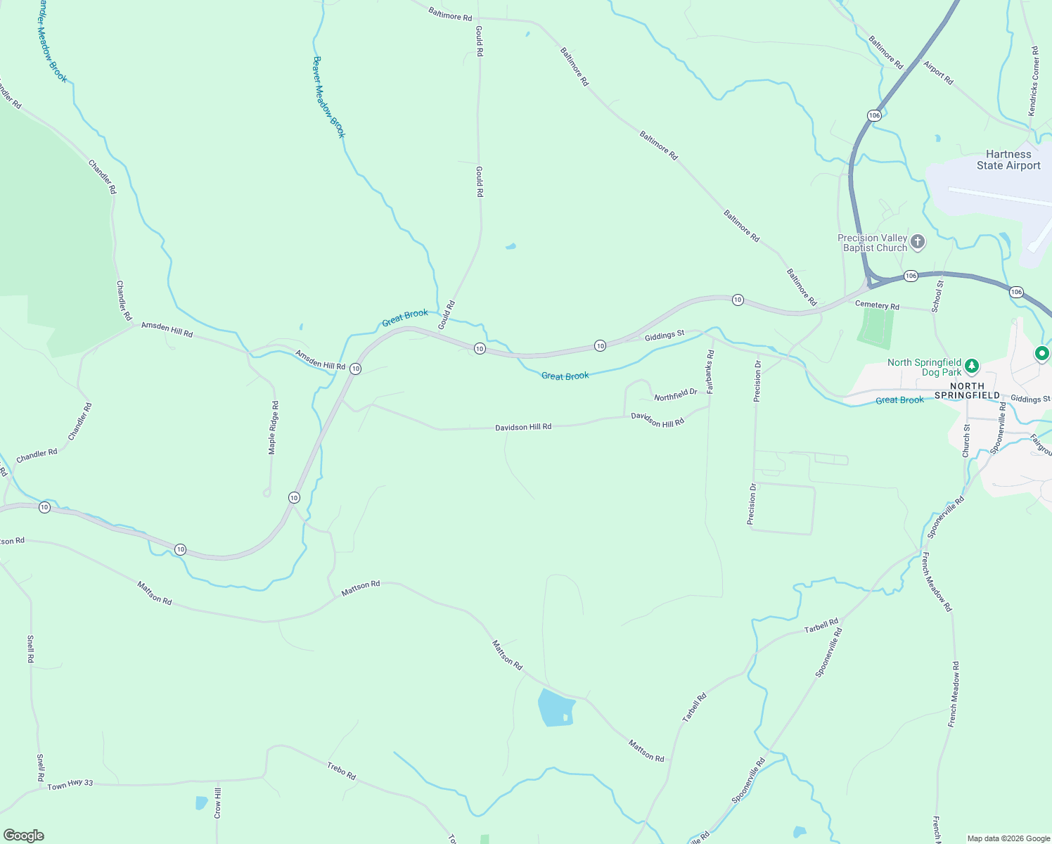 map of restaurants, bars, coffee shops, grocery stores, and more near 607 Davidson Hill Road in Chester