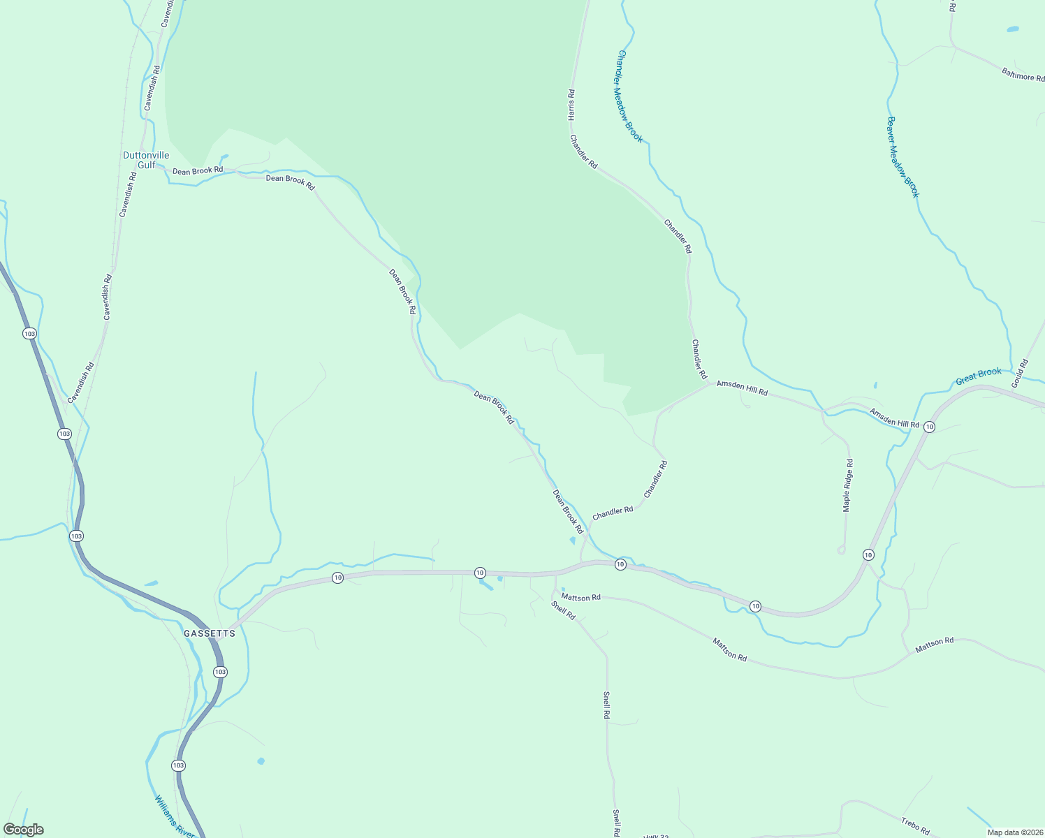 map of restaurants, bars, coffee shops, grocery stores, and more near 1648 Dean Brook Road in Chester
