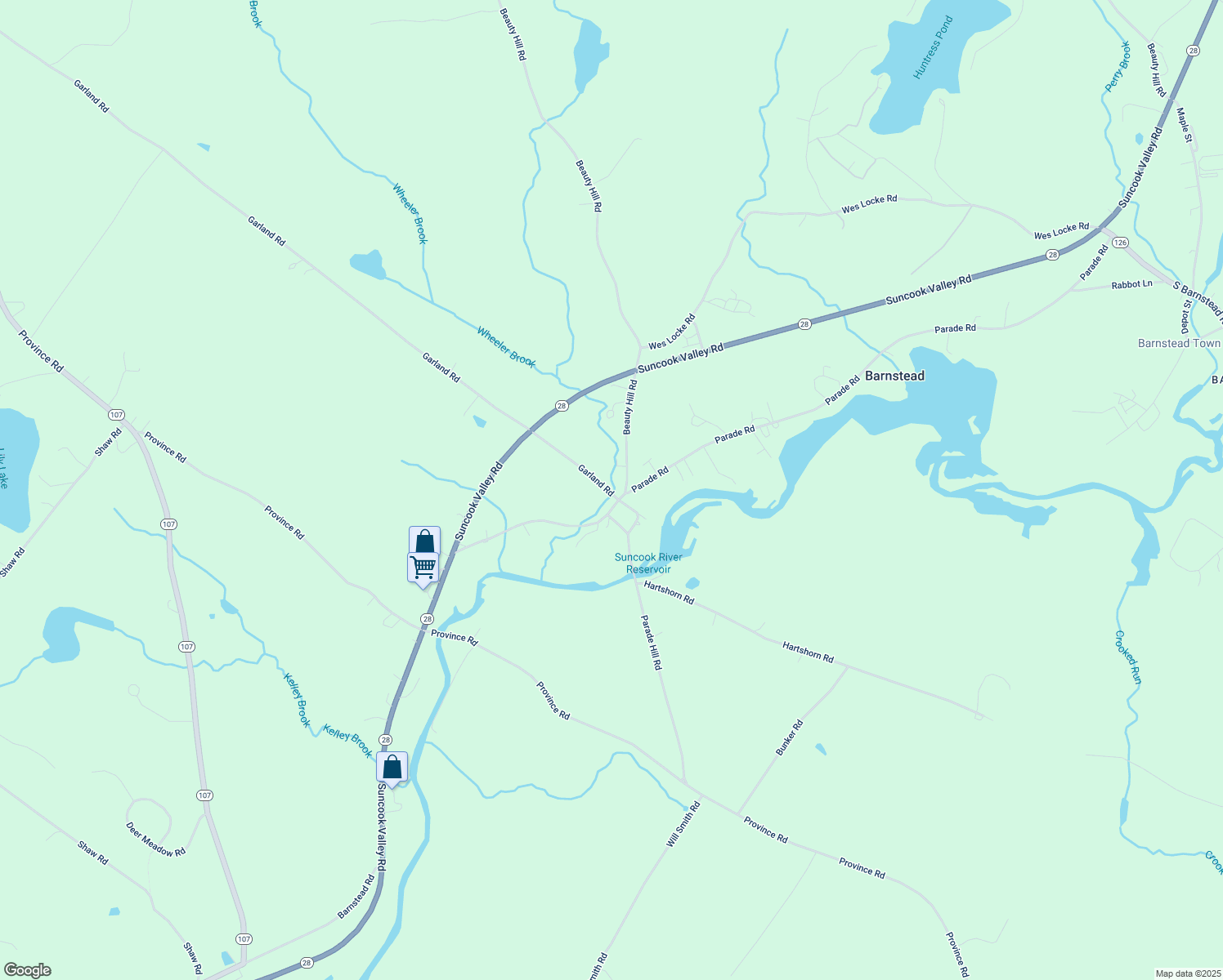 1 Garland Road, Barnstead NH Walk Score