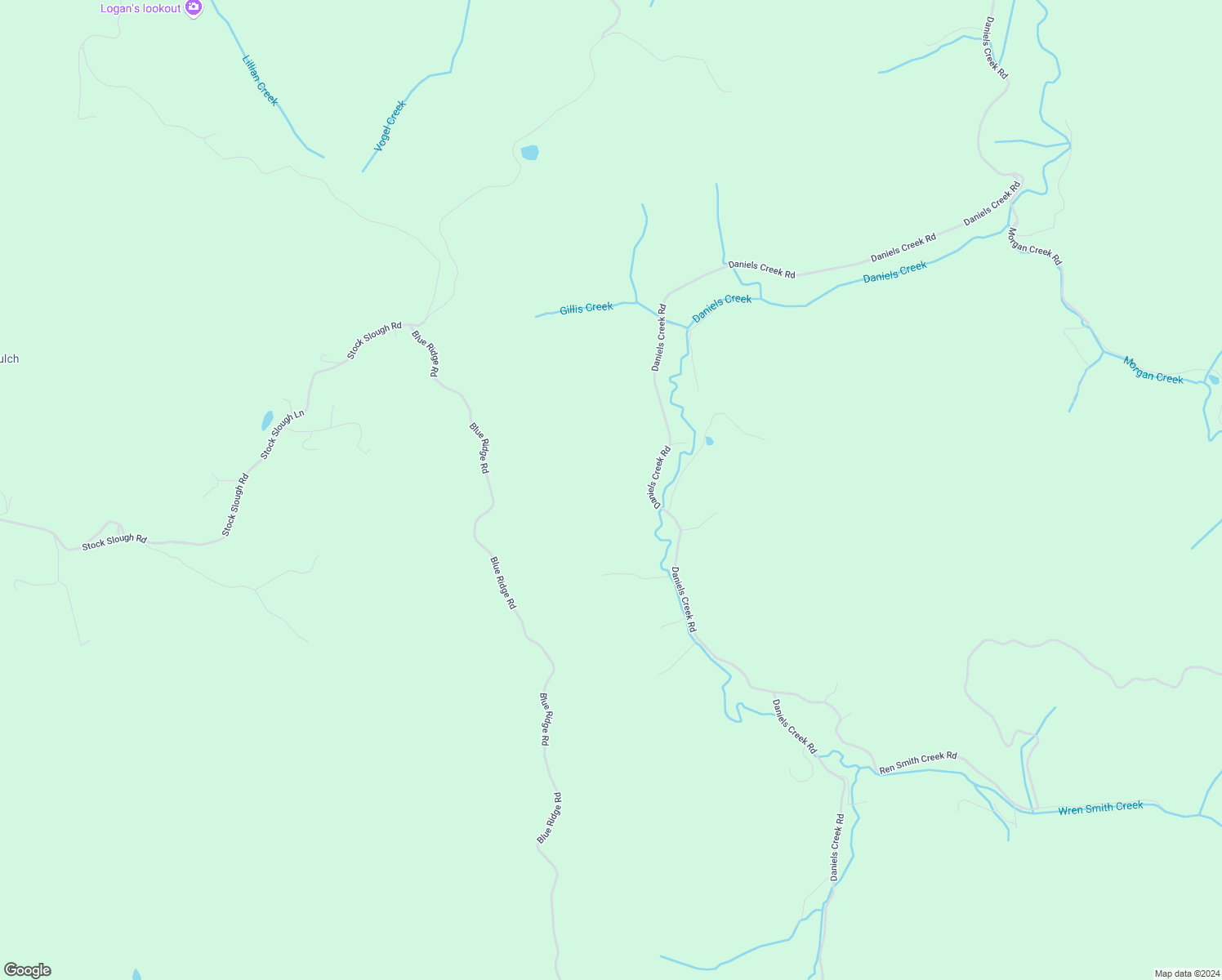 map of restaurants, bars, coffee shops, grocery stores, and more near 62304 Daniels Creek Road in Coos Bay