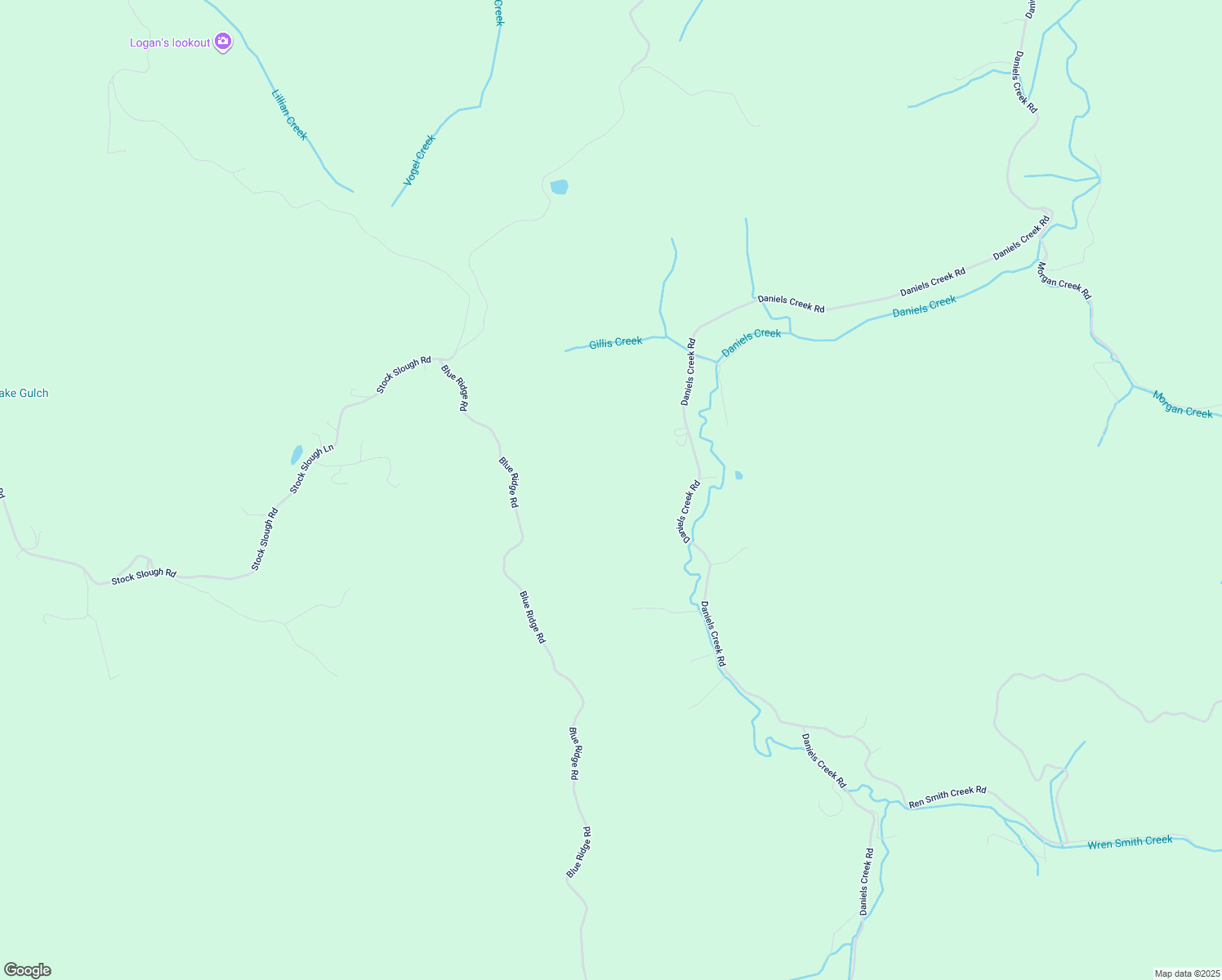 map of restaurants, bars, coffee shops, grocery stores, and more near 62304 Daniels Creek Road in Coos Bay