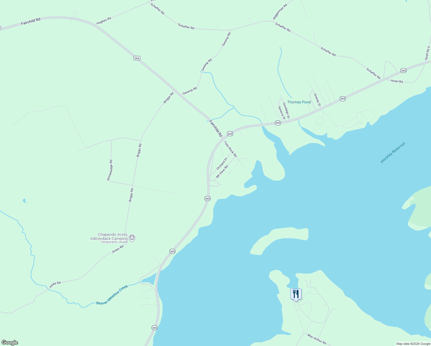 map of restaurants, bars, coffee shops, grocery stores, and more near 365 Orchard Place in Hinckley