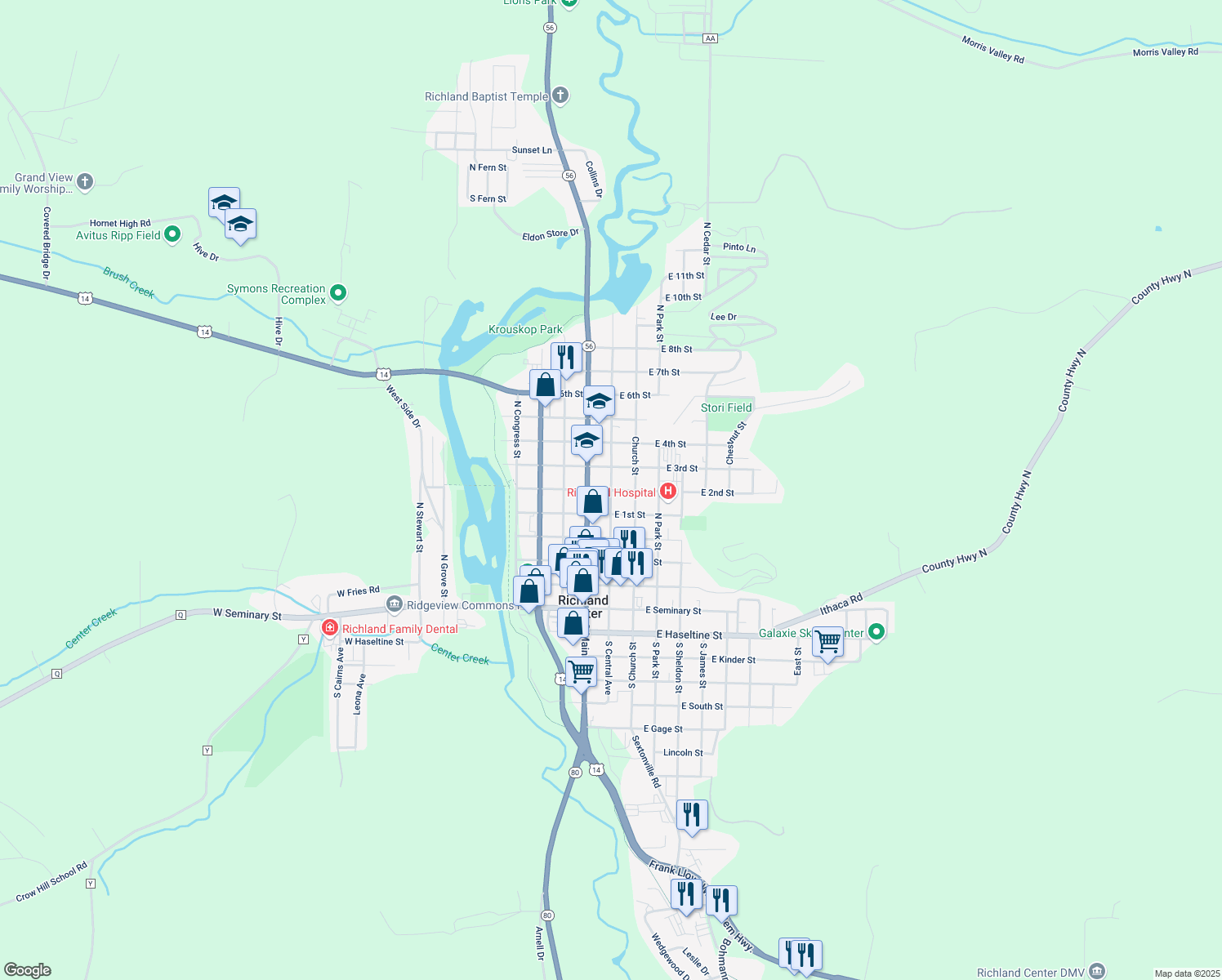East 2nd Street, Richland Center WI Walk Score