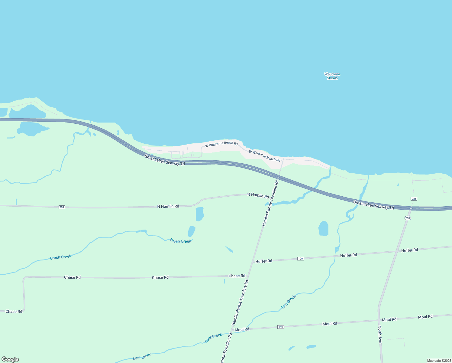 map of restaurants, bars, coffee shops, grocery stores, and more near 114 North Hamlin Road in Hilton