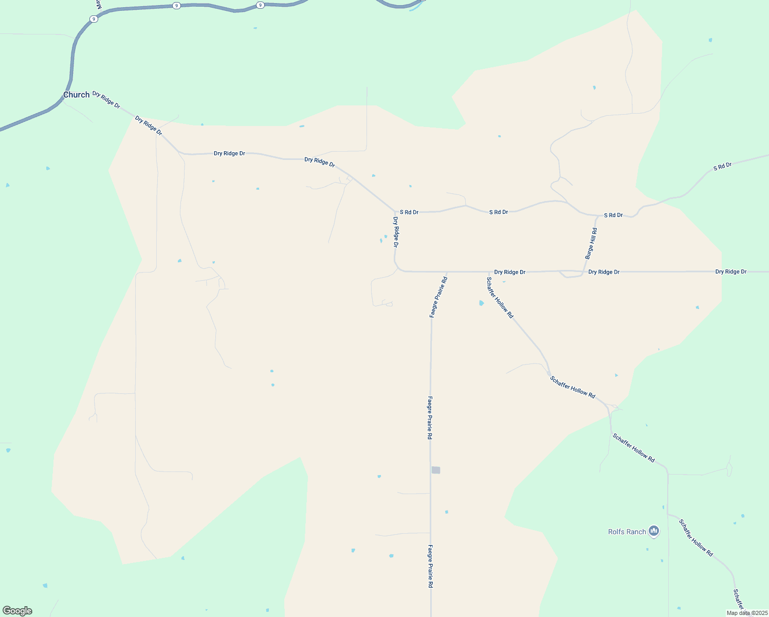 map of restaurants, bars, coffee shops, grocery stores, and more near 1615 Dry Ridge Drive in Lansing