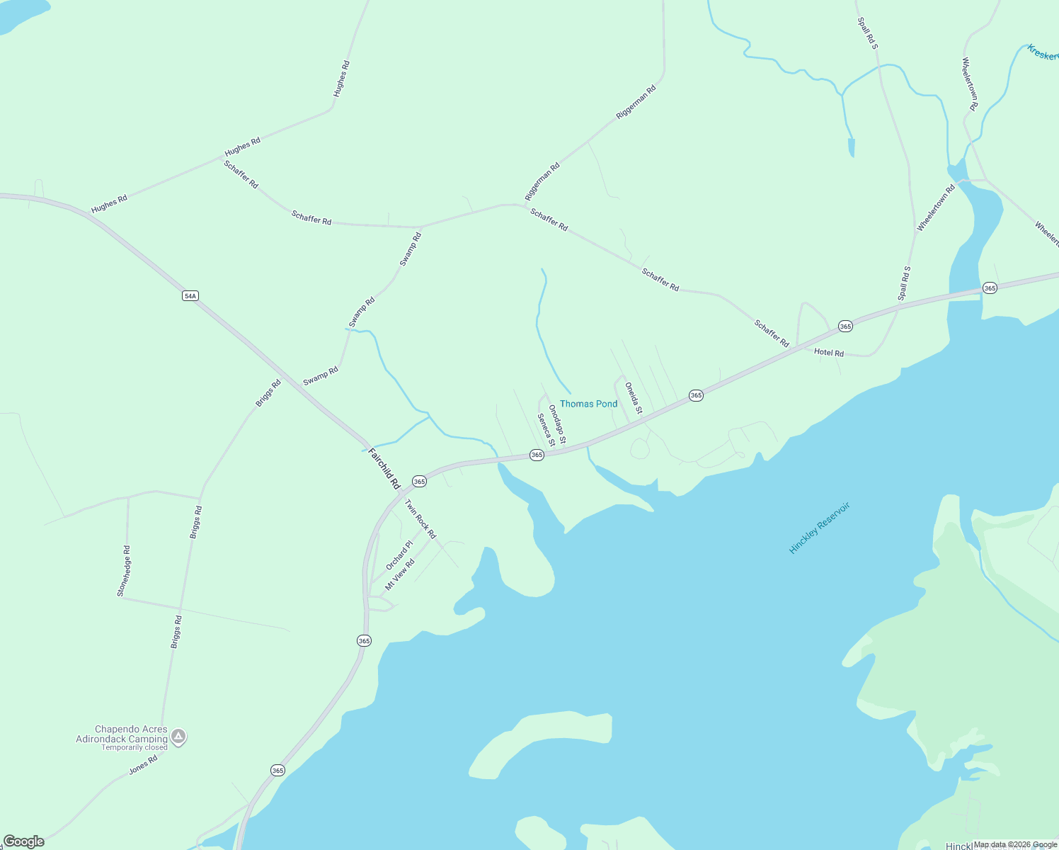 map of restaurants, bars, coffee shops, grocery stores, and more near Mackinaw St in Oneida