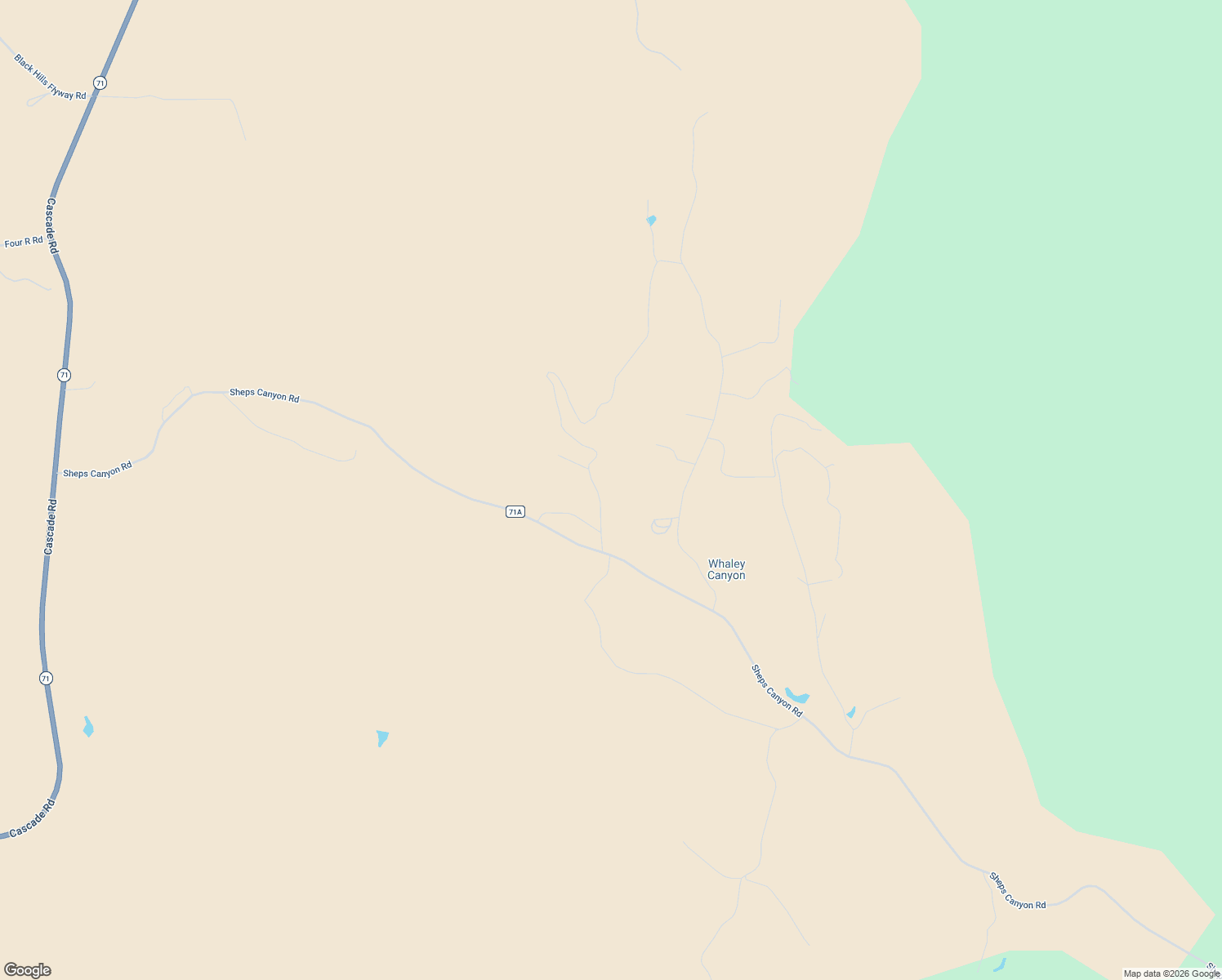 map of restaurants, bars, coffee shops, grocery stores, and more near 28000 Evening Star Trail in Hot Springs