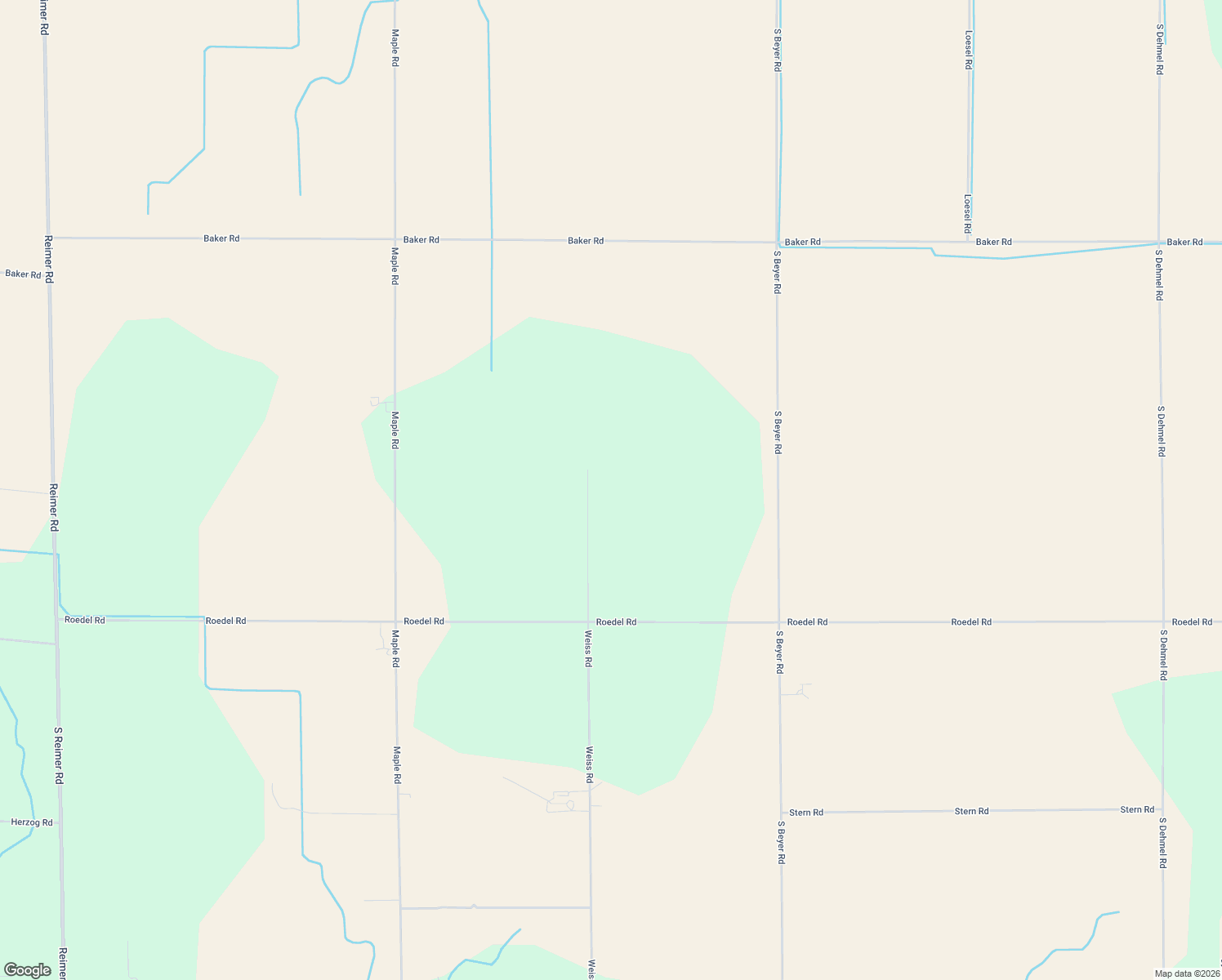 map of restaurants, bars, coffee shops, grocery stores, and more near 4705 Weiss Road in Frankenmuth