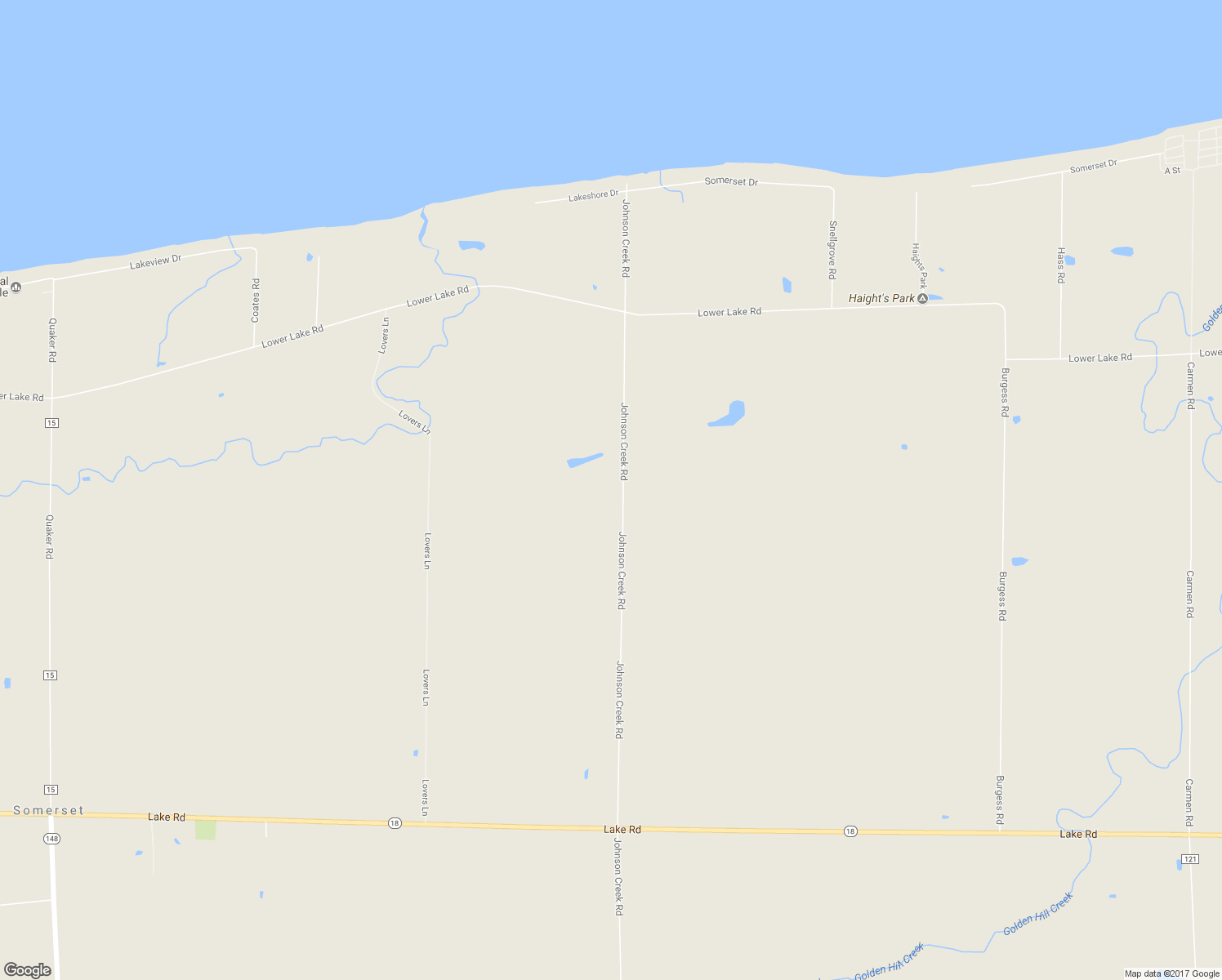 map of restaurants, bars, coffee shops, grocery stores, and more near 1102 Johnson Creek Road in Barker