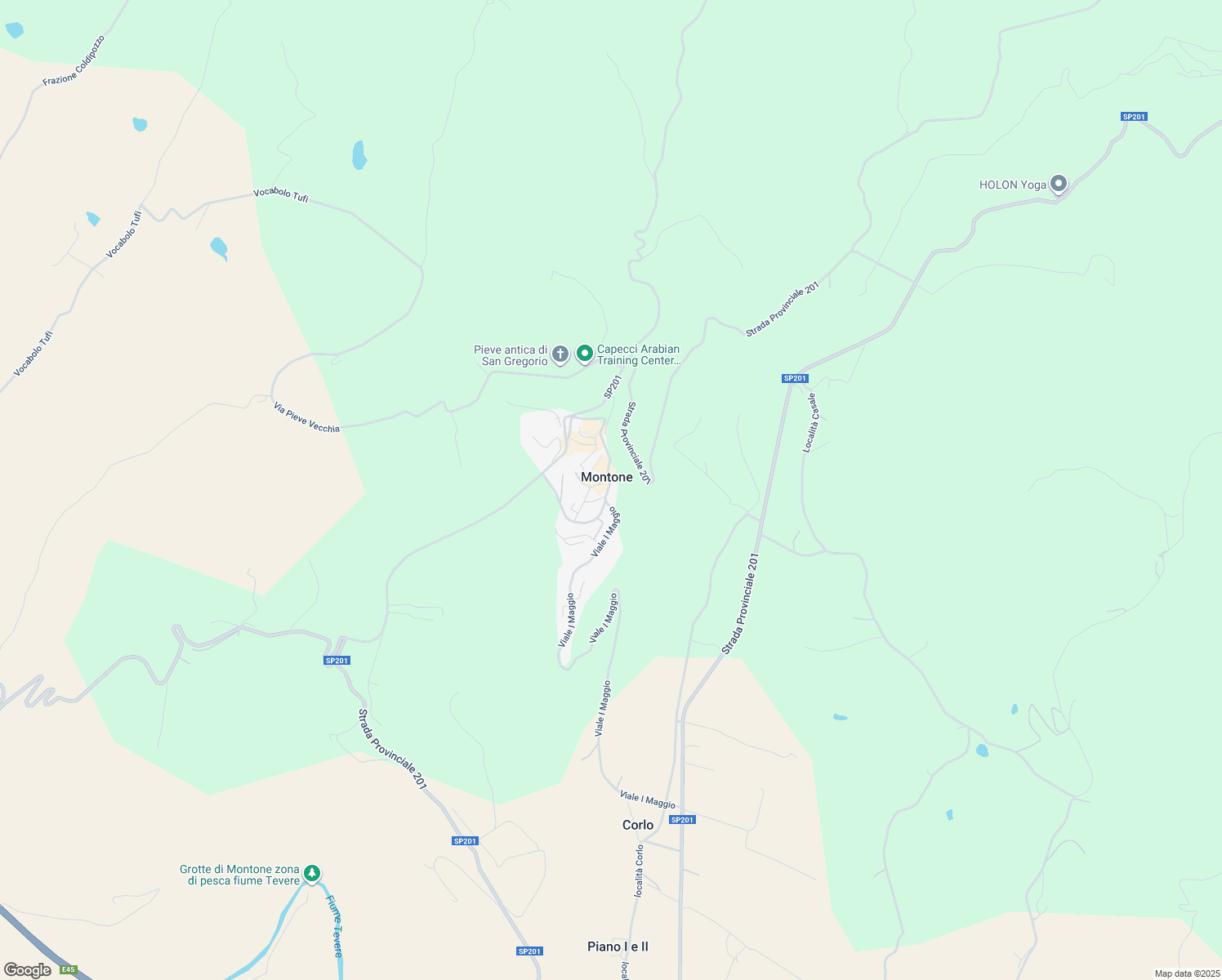 map of restaurants, bars, coffee shops, grocery stores, and more near 1 Via dei Magistrati in Montone