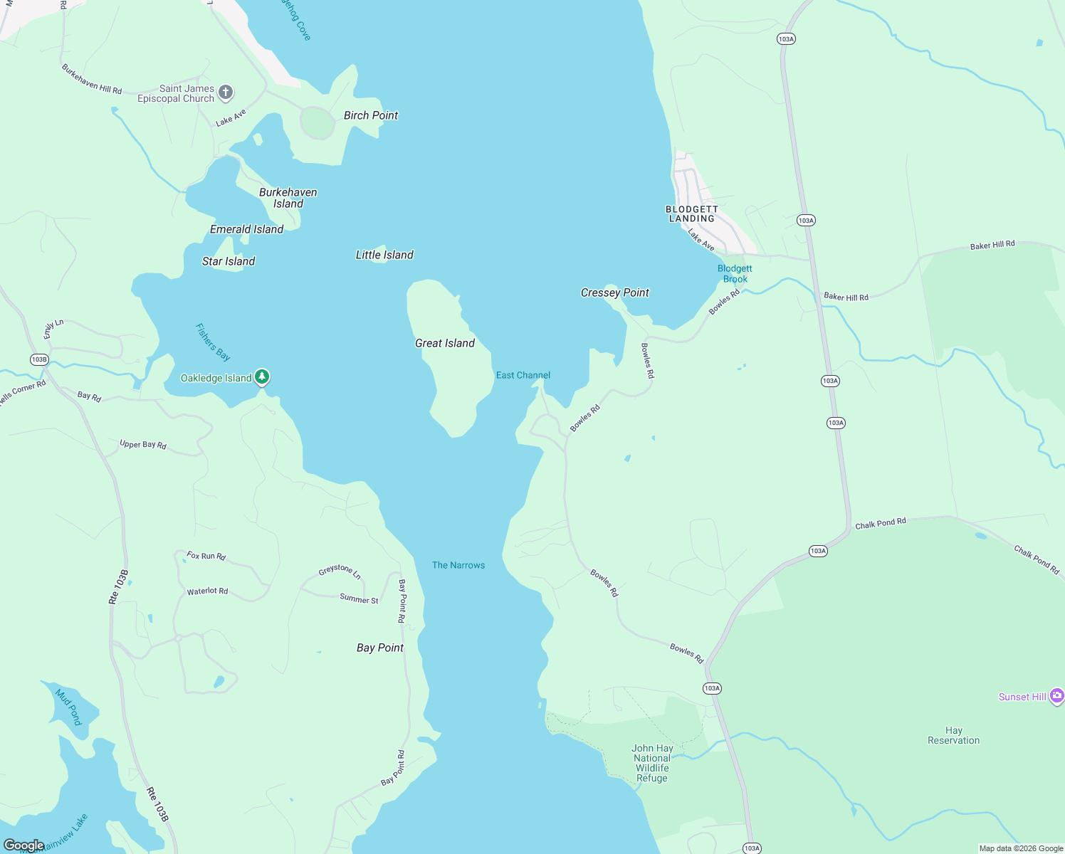 map of restaurants, bars, coffee shops, grocery stores, and more near 28 Echo Cove Road in Newbury