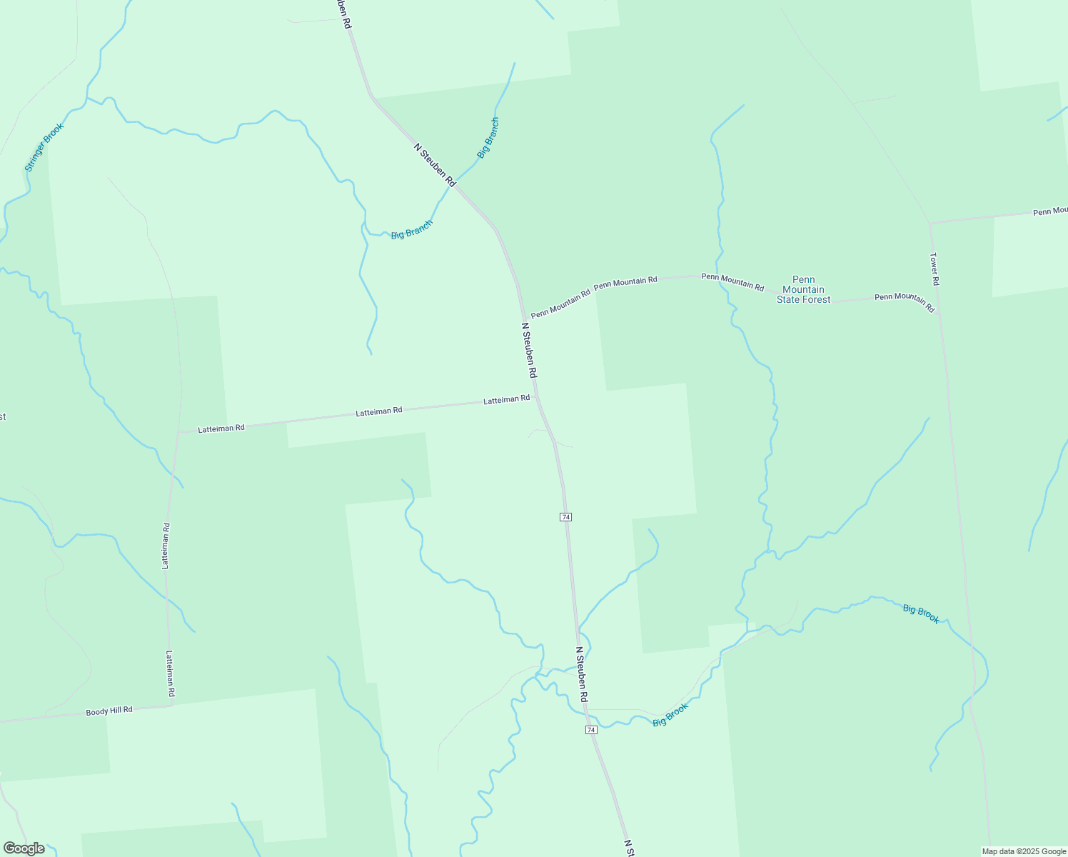 map of restaurants, bars, coffee shops, grocery stores, and more near 10399 North Steuben Road in Remsen