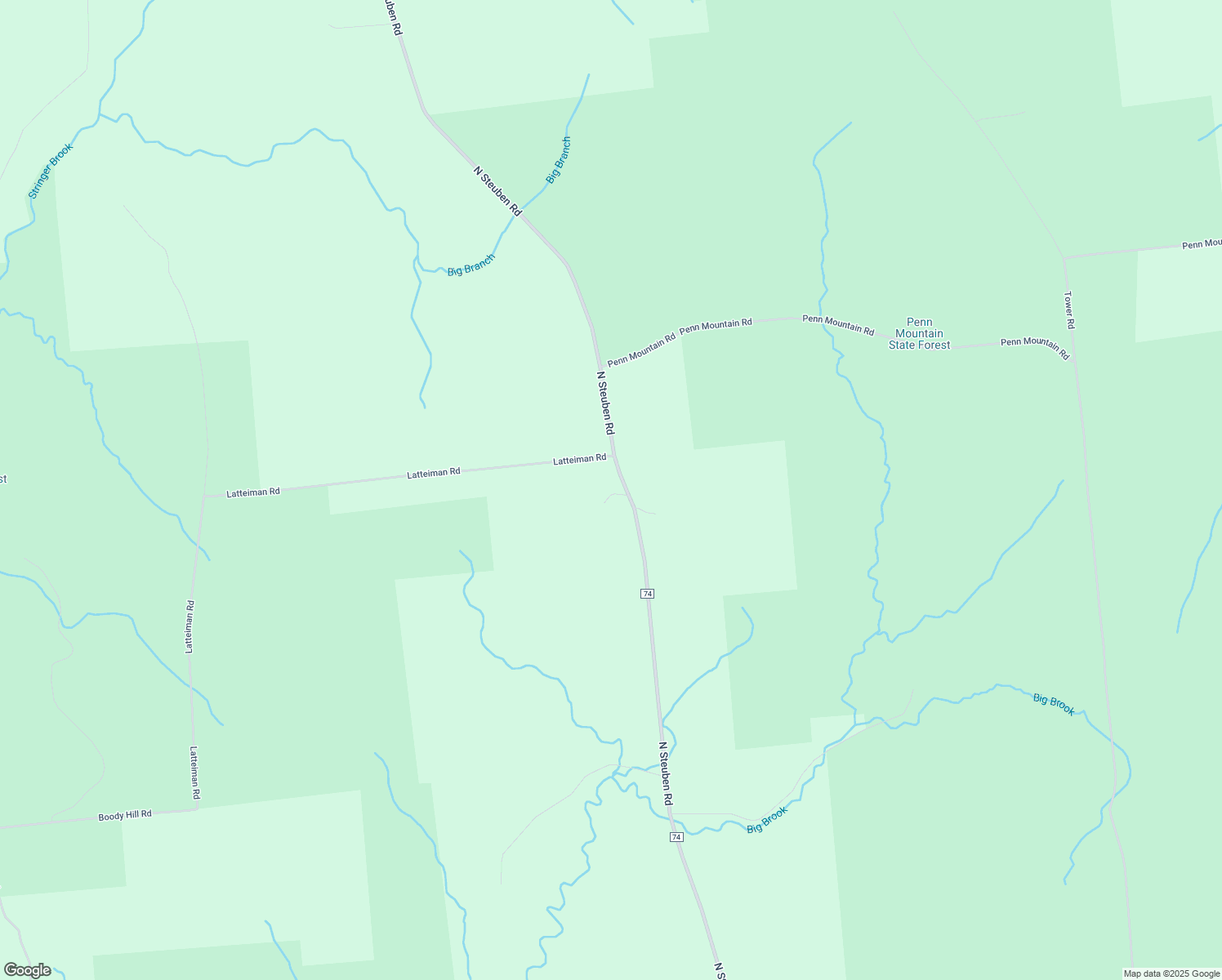 map of restaurants, bars, coffee shops, grocery stores, and more near 10399 North Steuben Road in Remsen