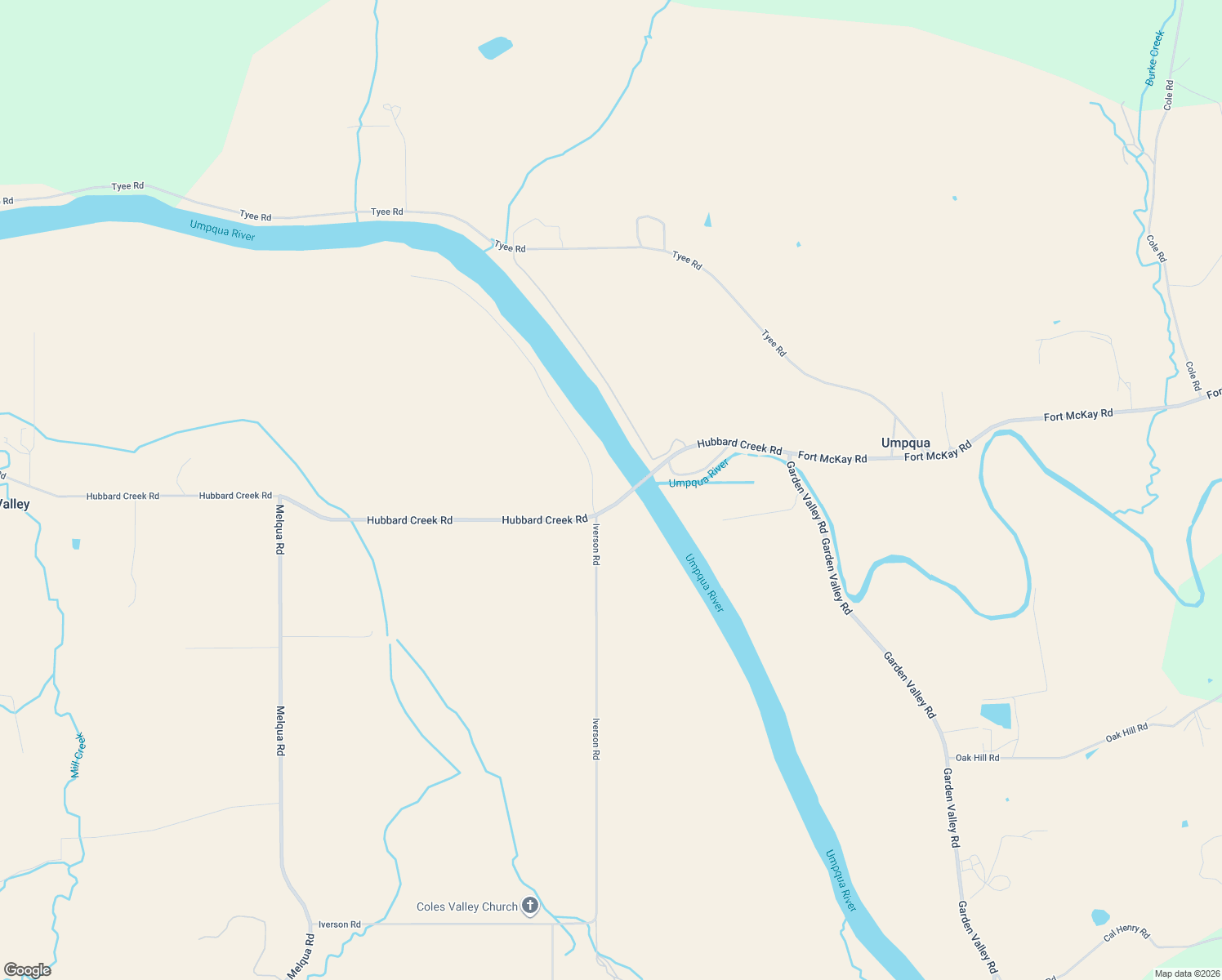 map of restaurants, bars, coffee shops, grocery stores, and more near 687 Hubbard Creek Rd in Umpqua