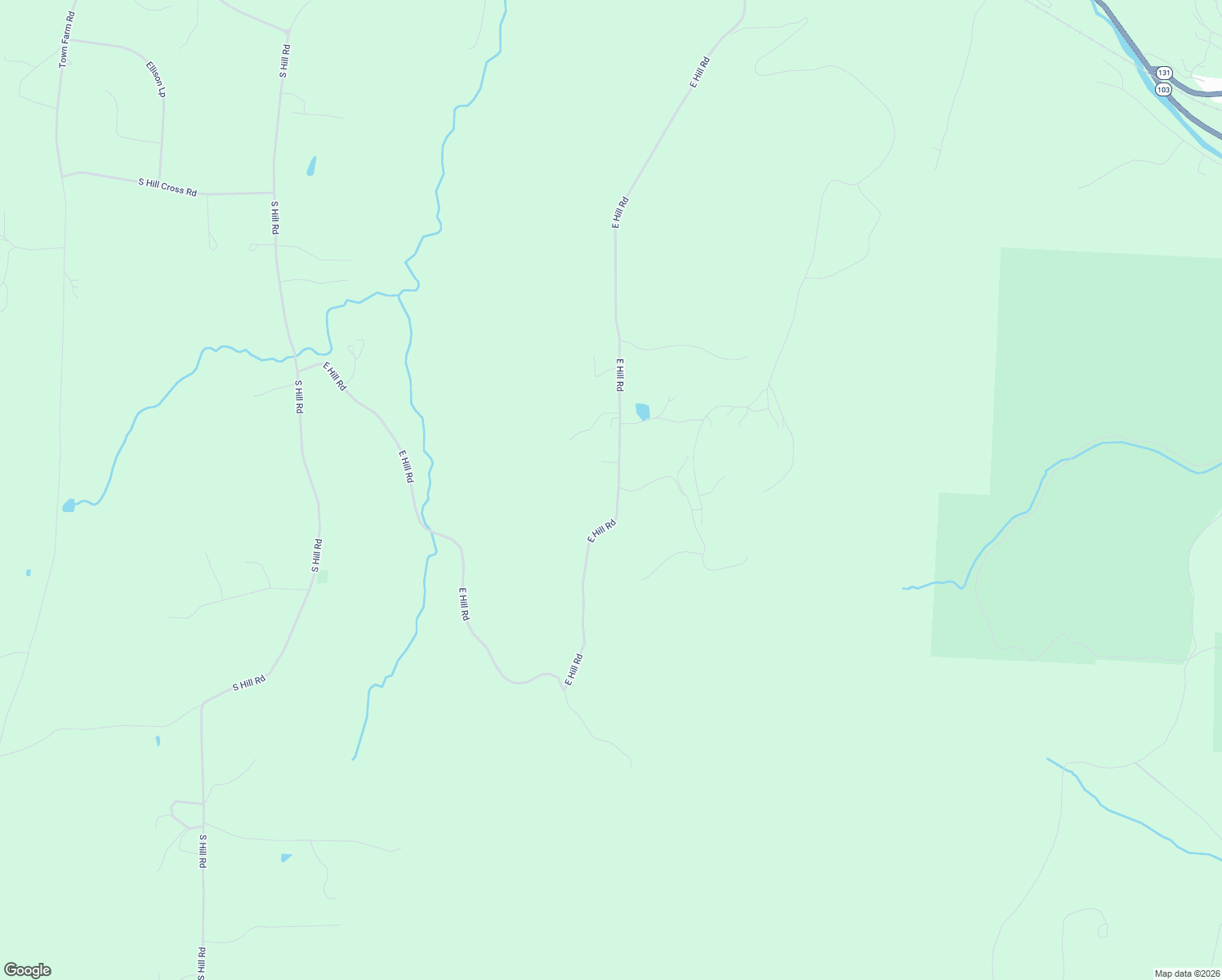 map of restaurants, bars, coffee shops, grocery stores, and more near 834 East Hill Road in Ludlow