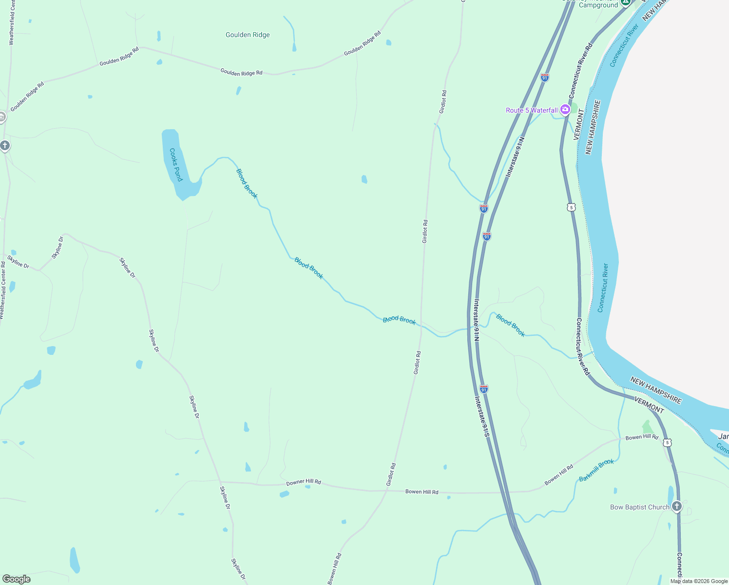 map of restaurants, bars, coffee shops, grocery stores, and more near in Weathersfield