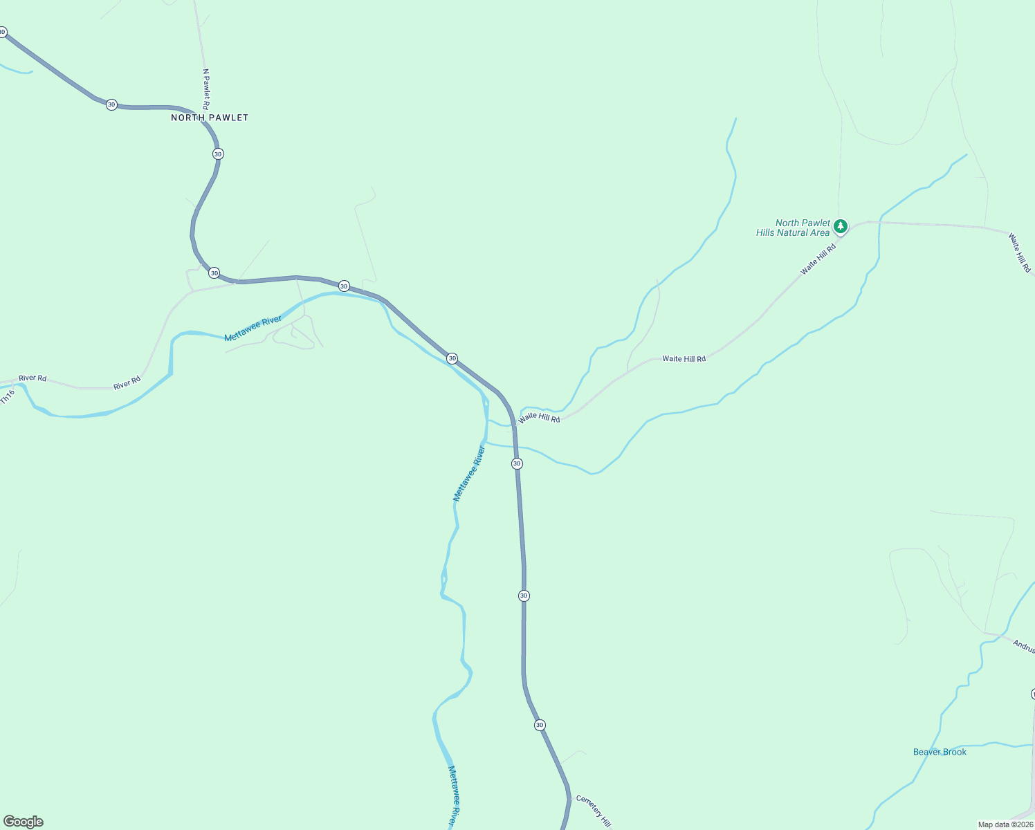 map of restaurants, bars, coffee shops, grocery stores, and more near 3965 Vermont 30 in Pawlet