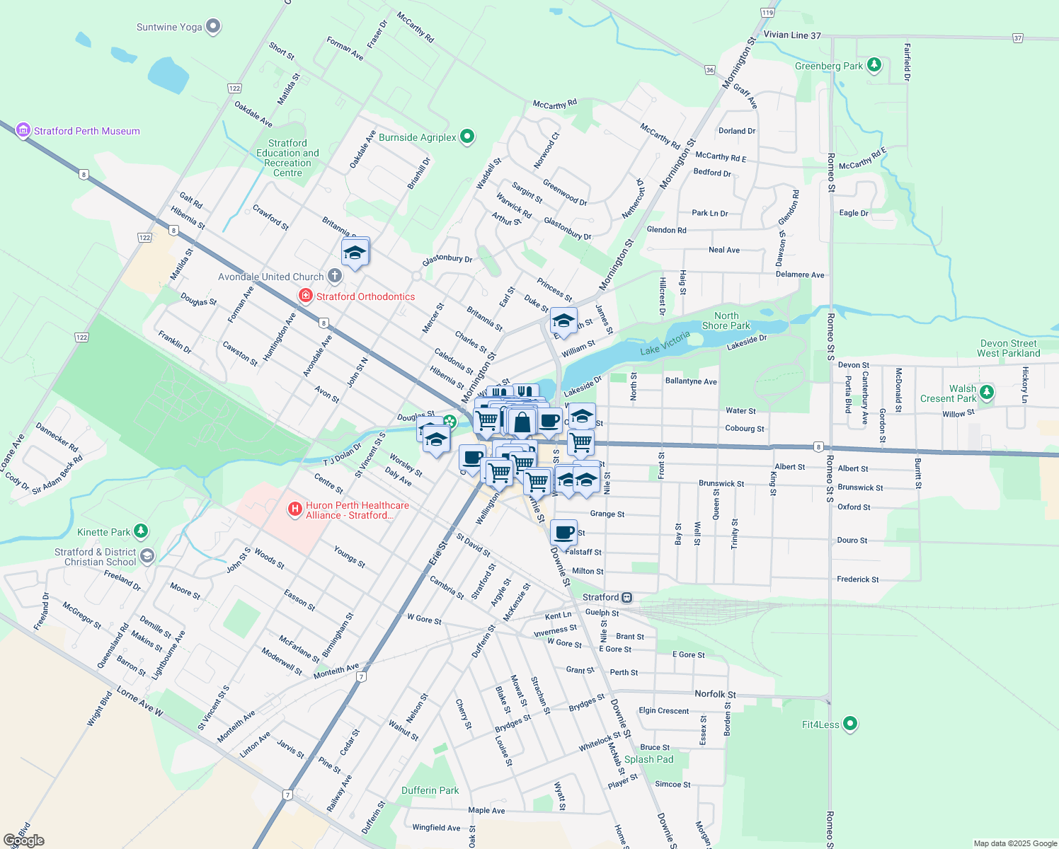 11 Cobourg Street, Stratford ON Walk Score