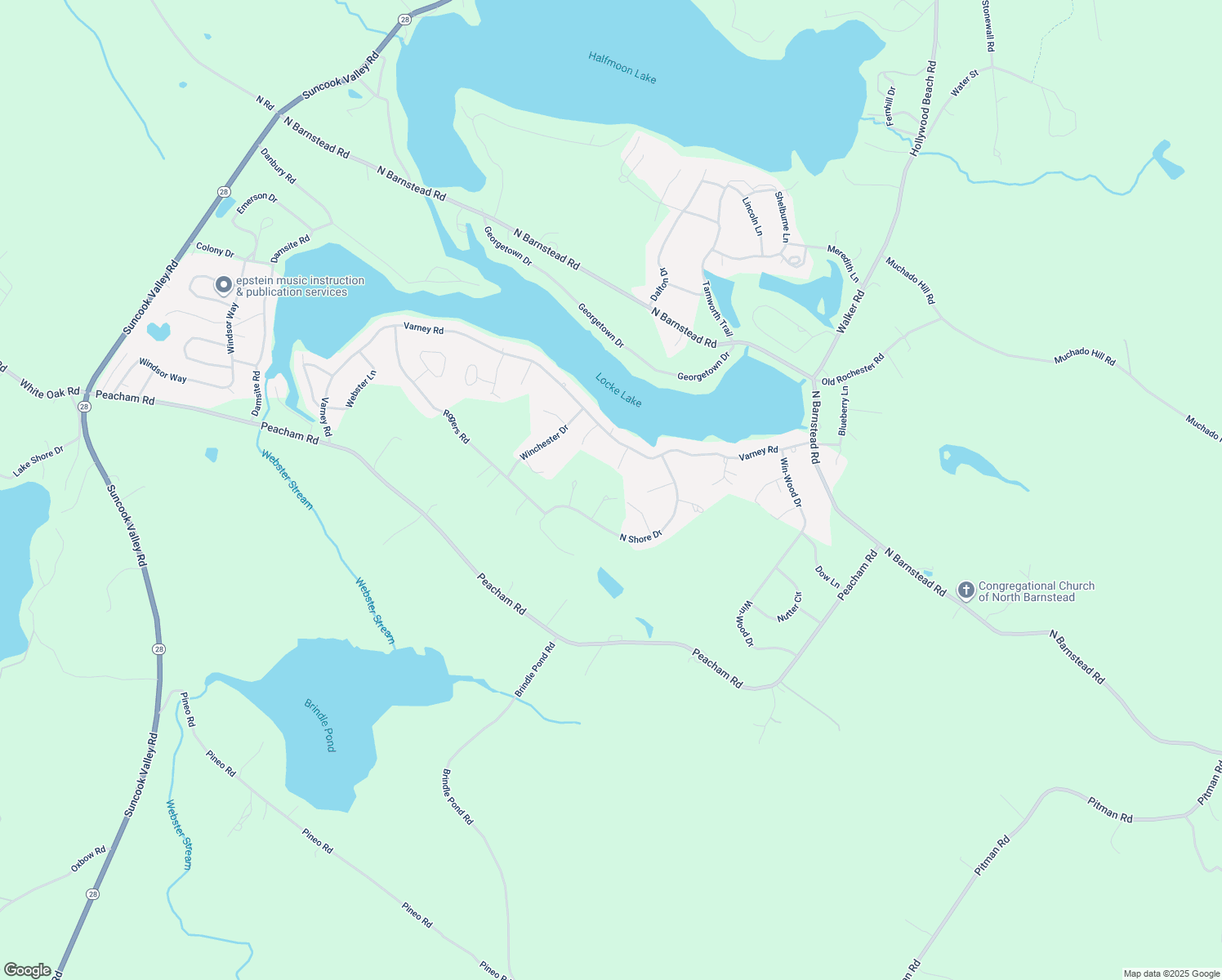 16 Wentworth Lane, Center Barnstead NH Walk Score