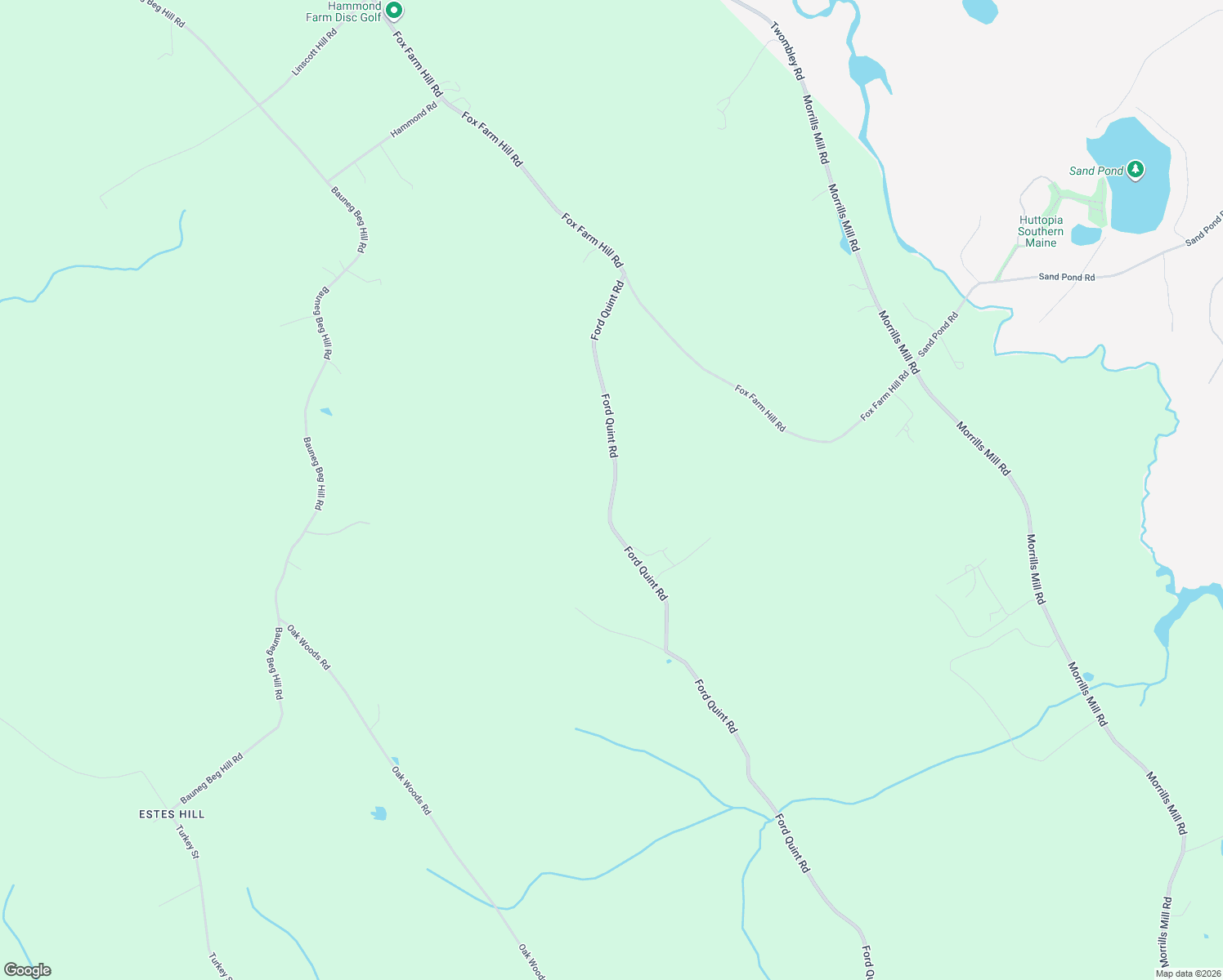 map of restaurants, bars, coffee shops, grocery stores, and more near 593 Ford Quint Road in North Berwick