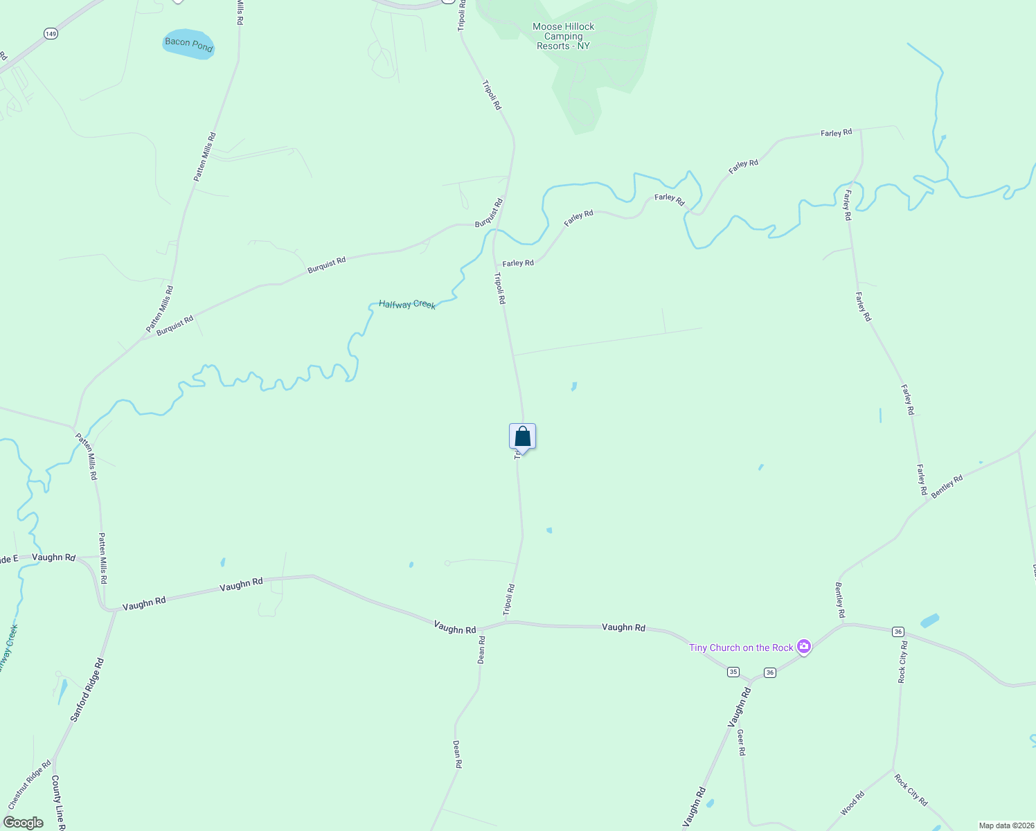 map of restaurants, bars, coffee shops, grocery stores, and more near 131 Tripoli Road in Hudson Falls