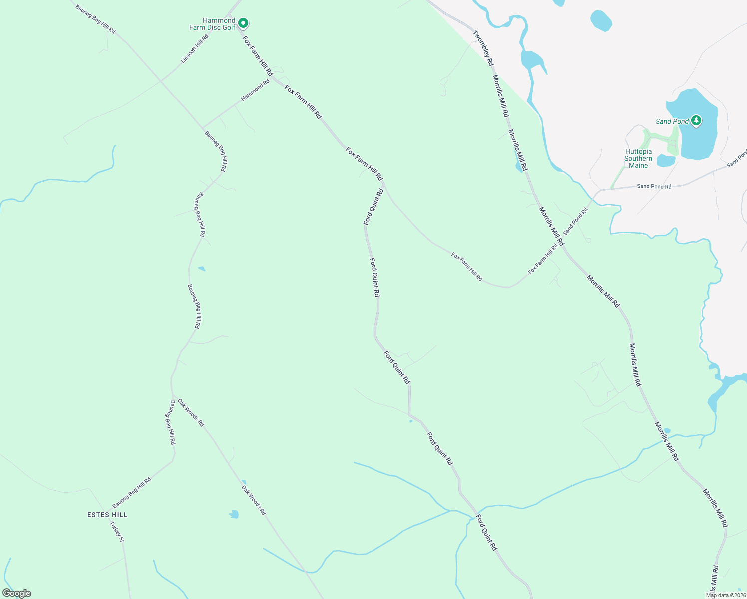 map of restaurants, bars, coffee shops, grocery stores, and more near 593 Ford Quint Road in North Berwick