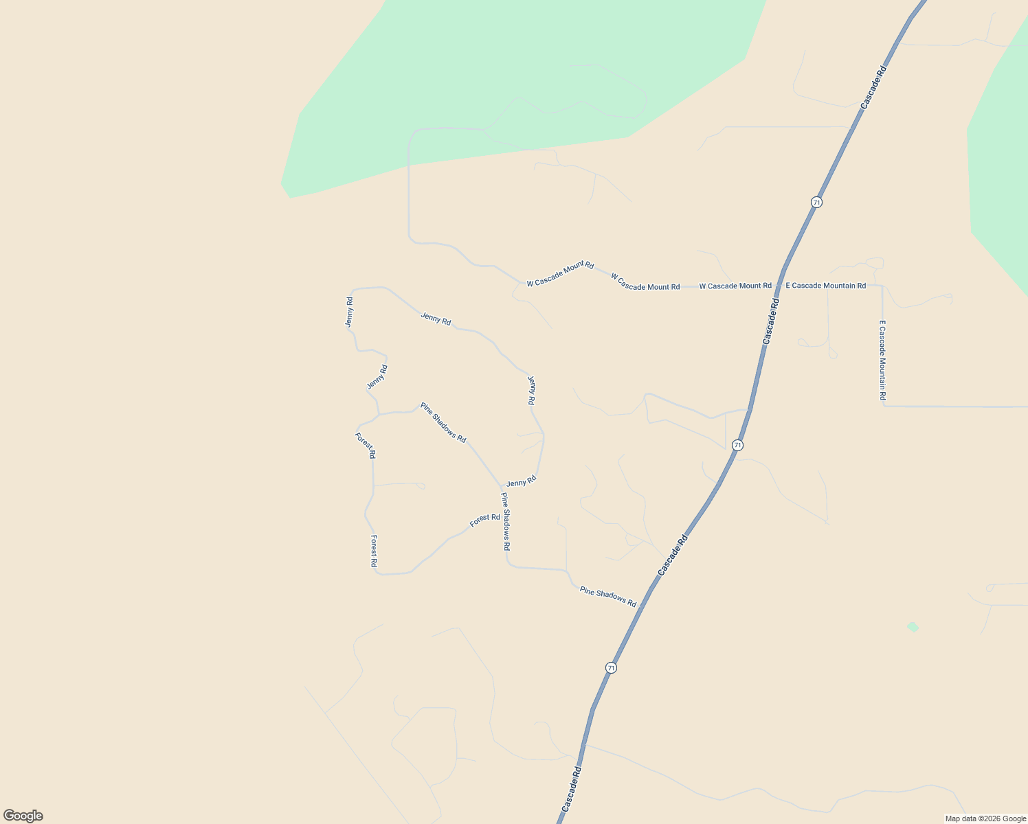 map of restaurants, bars, coffee shops, grocery stores, and more near 27877 Jenny Road in Hot Springs