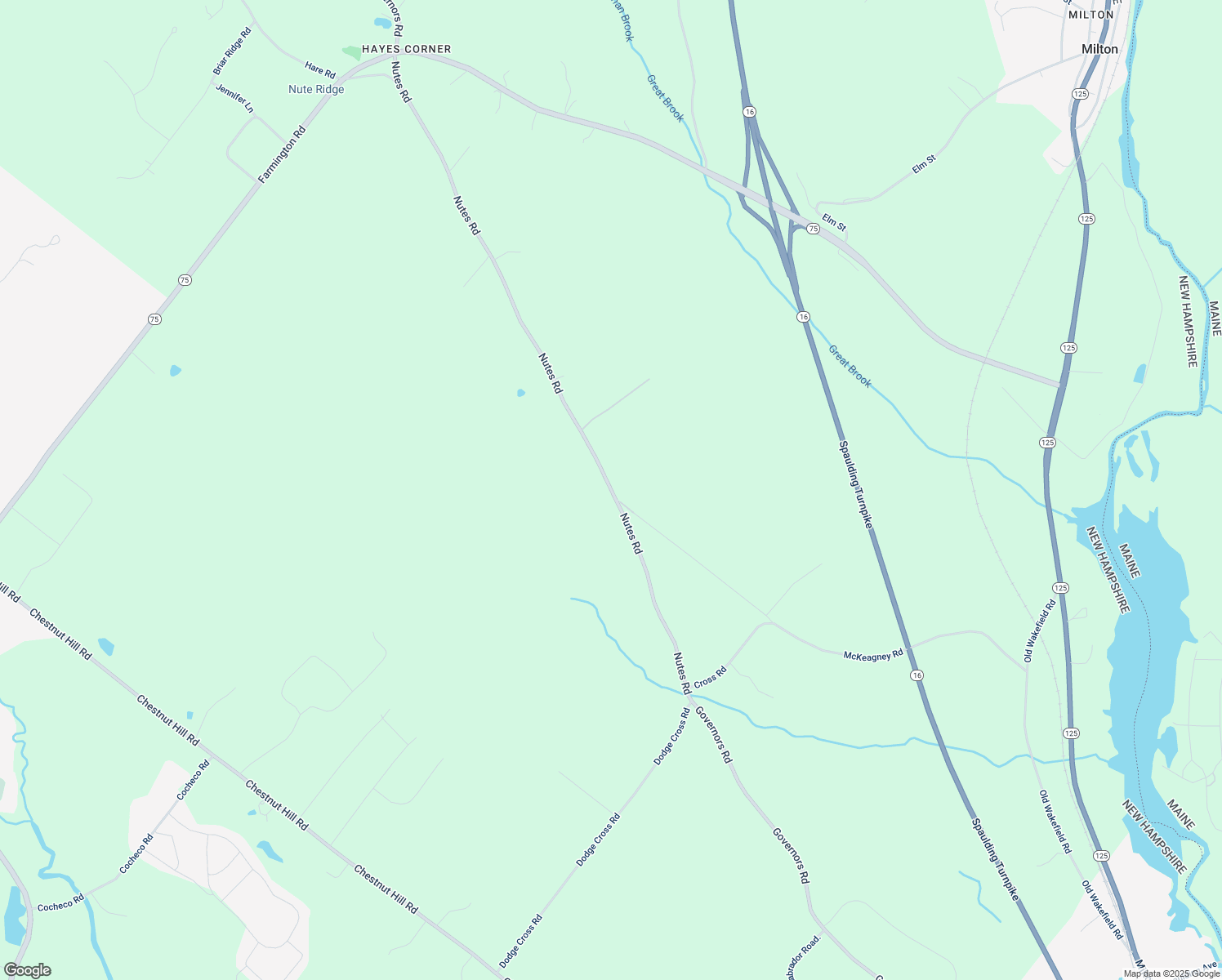 map of restaurants, bars, coffee shops, grocery stores, and more near 270 Nutes Road in Milton
