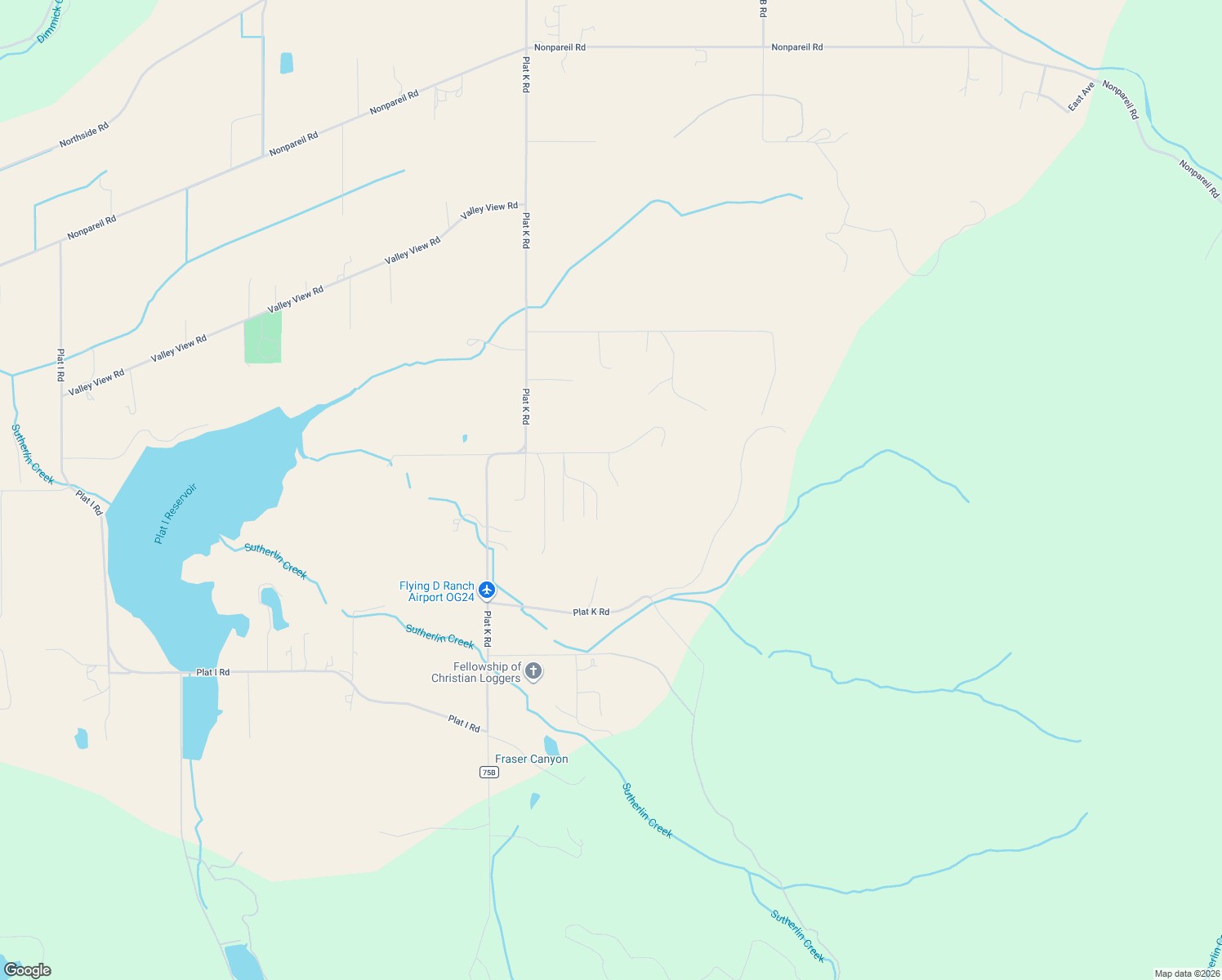 map of restaurants, bars, coffee shops, grocery stores, and more near 339 Justa Lane in Sutherlin