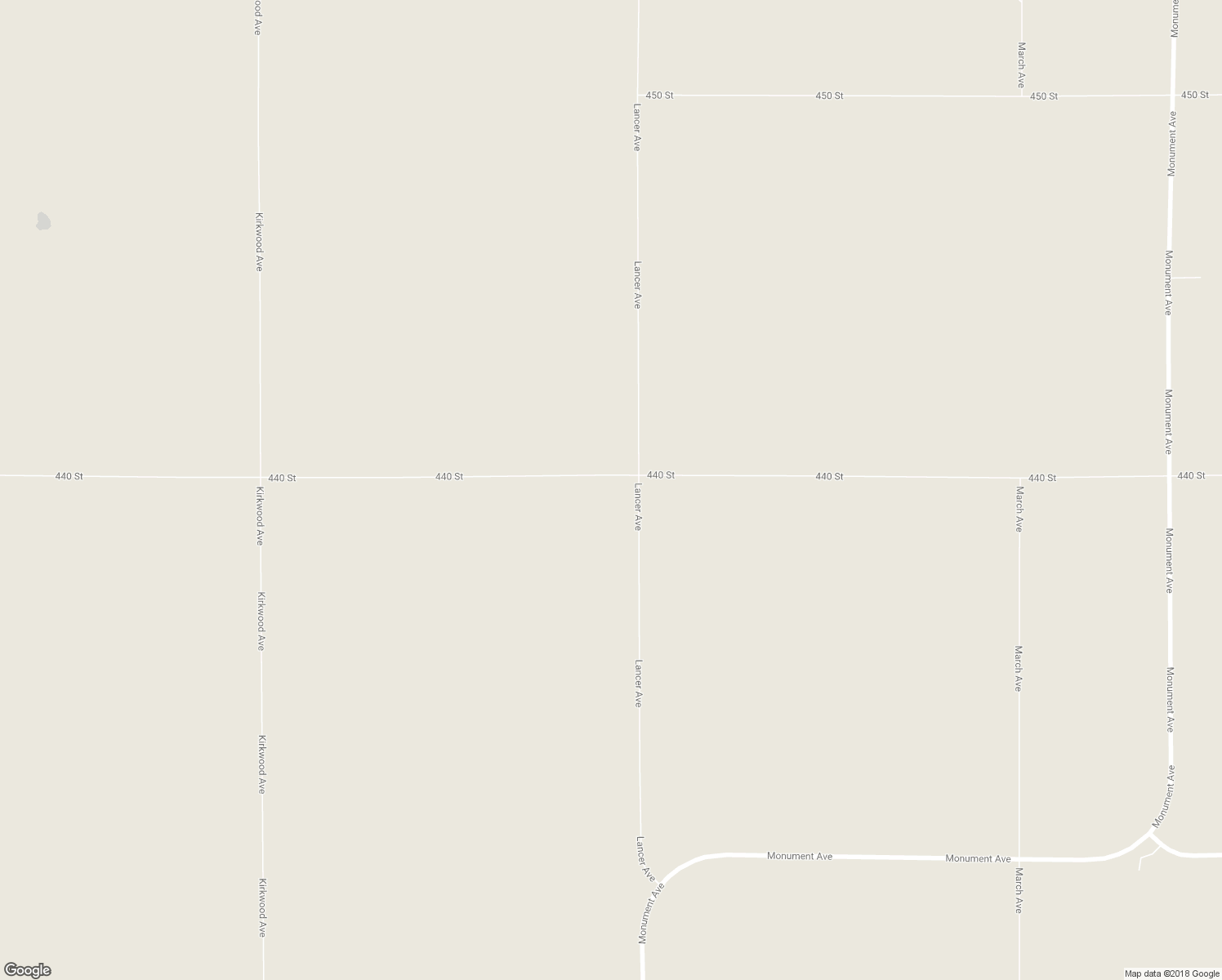 map of restaurants, bars, coffee shops, grocery stores, and more near 2098 440 Street in Osage