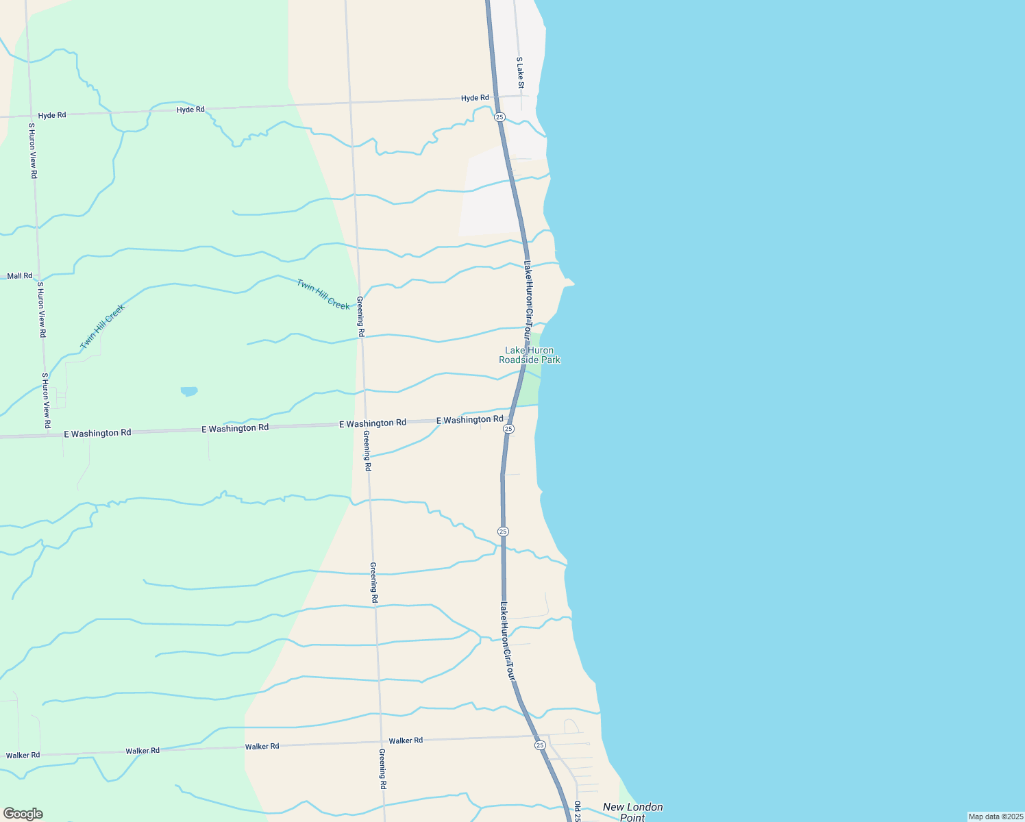 map of restaurants, bars, coffee shops, grocery stores, and more near 993 S Lakeshore Rd in Port Sanilac