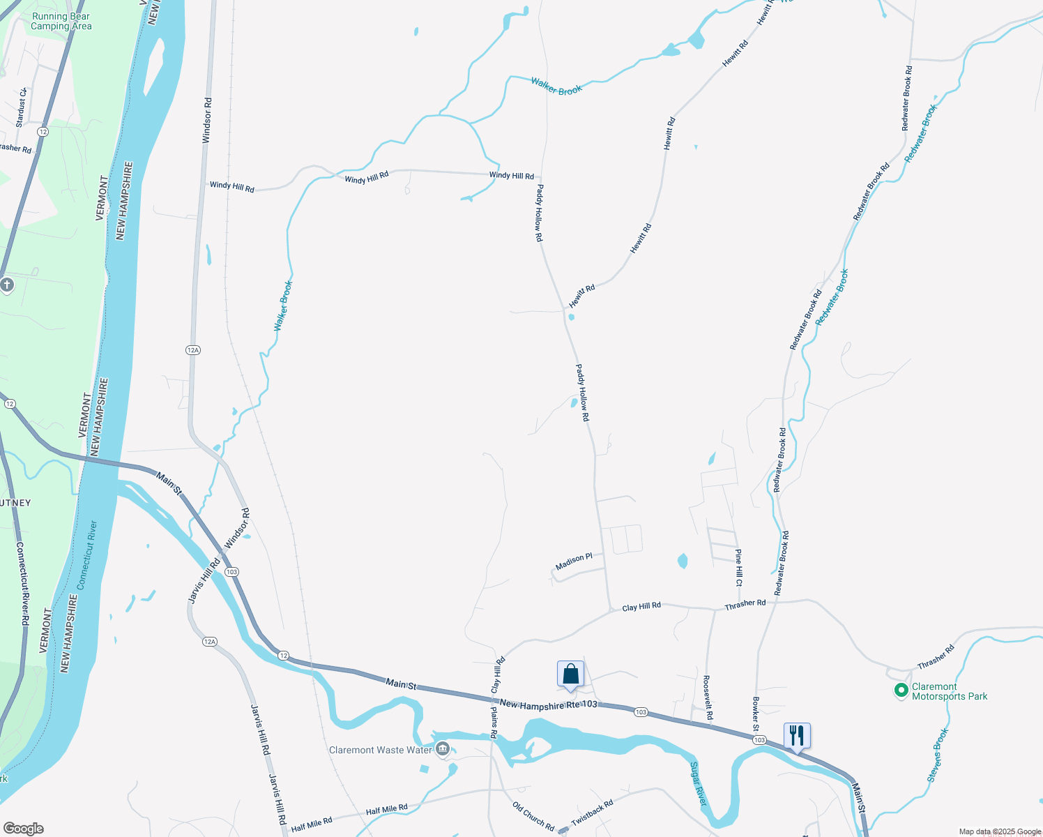 map of restaurants, bars, coffee shops, grocery stores, and more near 21 Bonnie Lane in Claremont