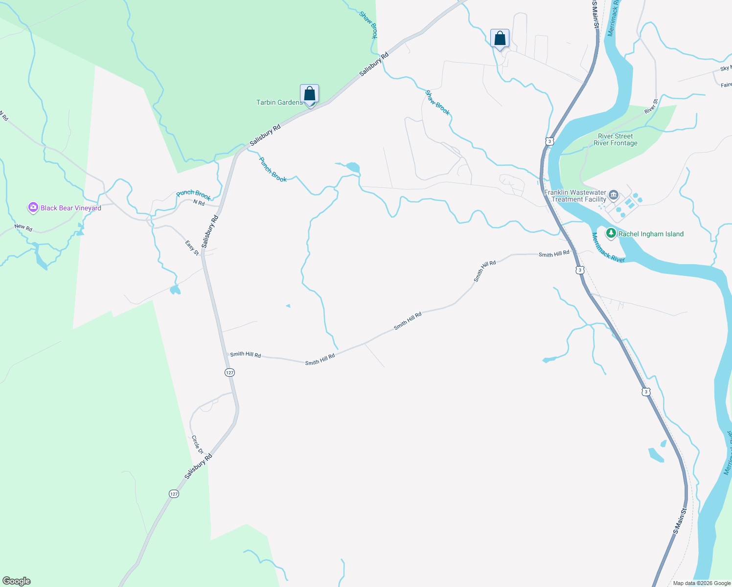 map of restaurants, bars, coffee shops, grocery stores, and more near 231 Smith Hill Road in Franklin