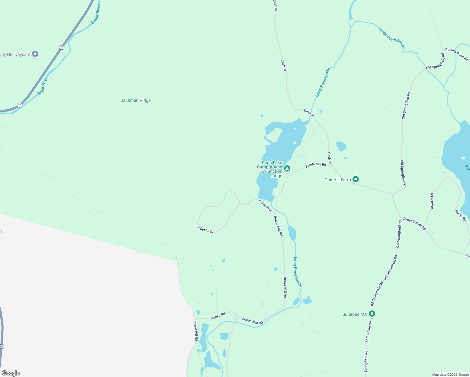 map of restaurants, bars, coffee shops, grocery stores, and more near South Beach Drive in Croydon