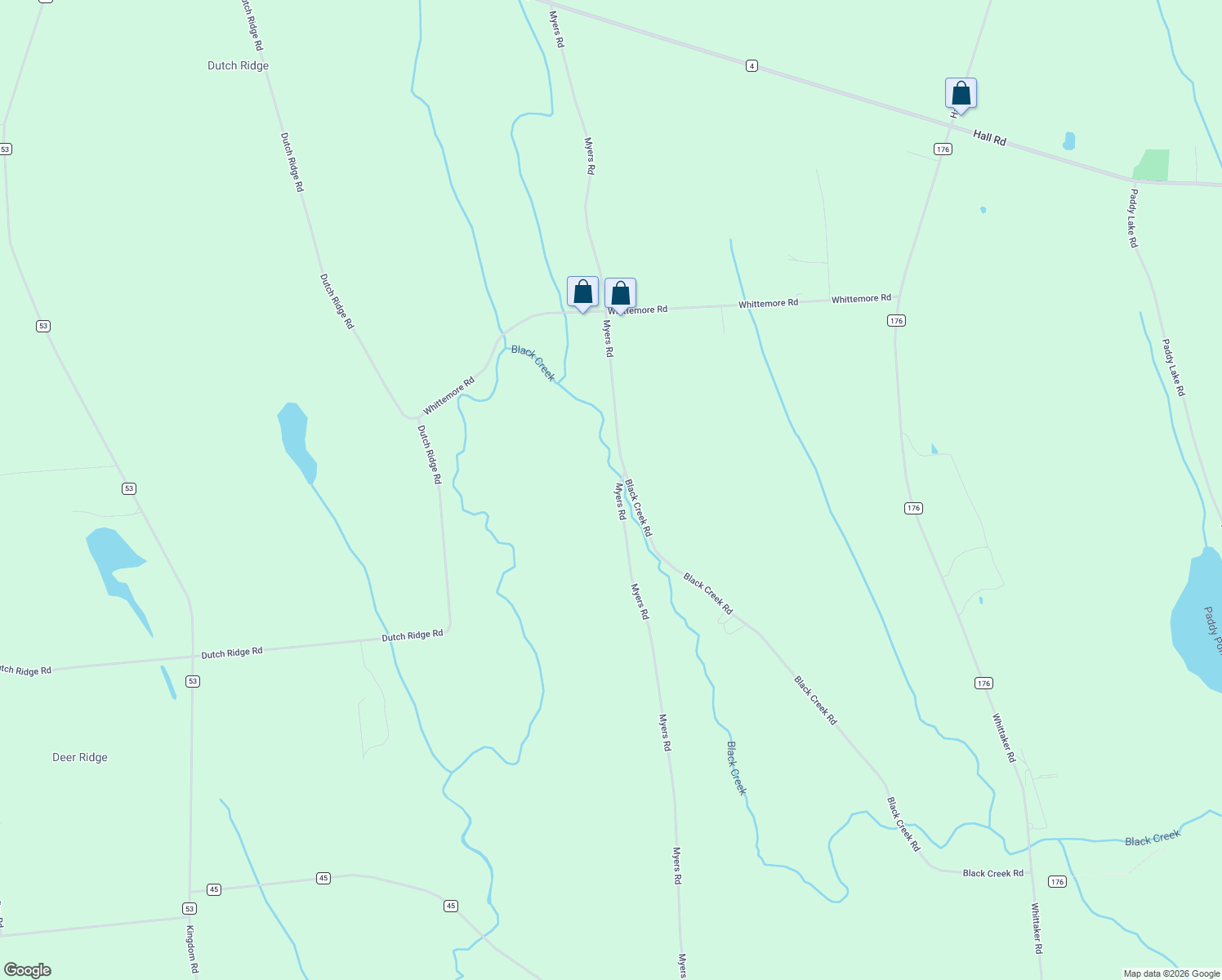 map of restaurants, bars, coffee shops, grocery stores, and more near 287 Myers Road in Oswego