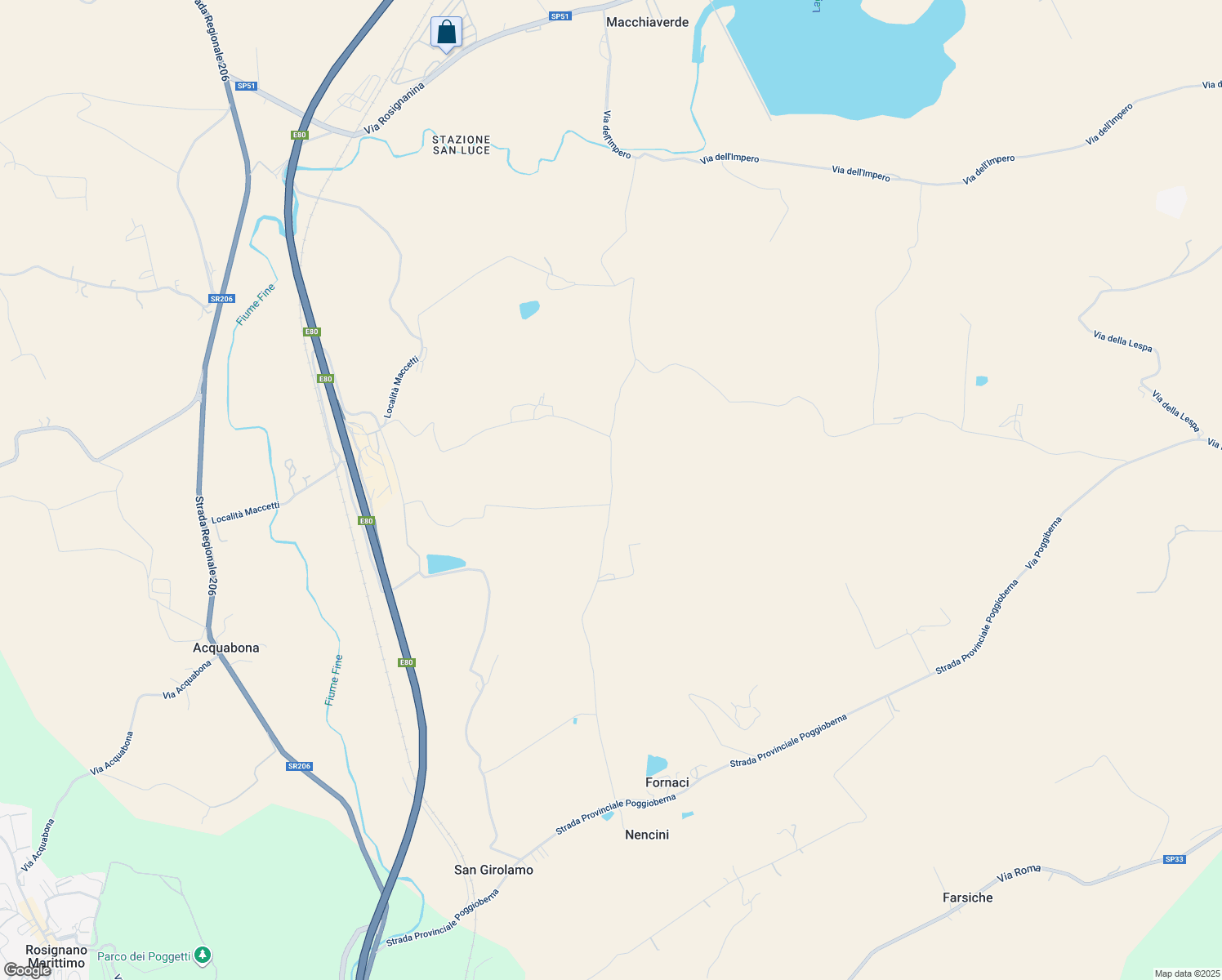 map of restaurants, bars, coffee shops, grocery stores, and more near in Province of Livorno