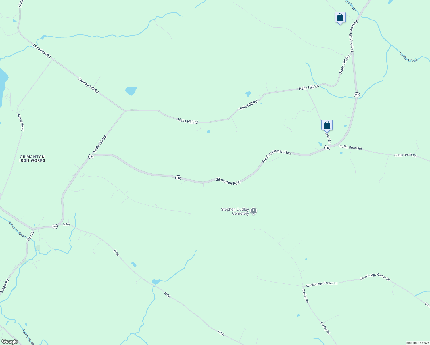 map of restaurants, bars, coffee shops, grocery stores, and more near Highway 140 in Alton