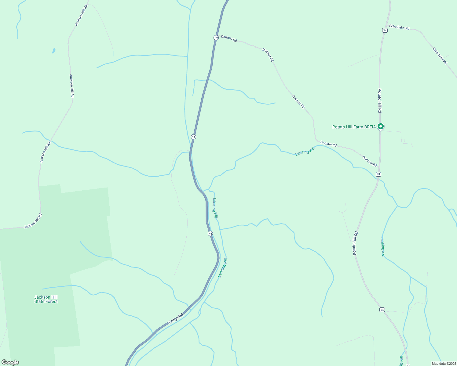 map of restaurants, bars, coffee shops, grocery stores, and more near 11902 Highway 46 in Boonville