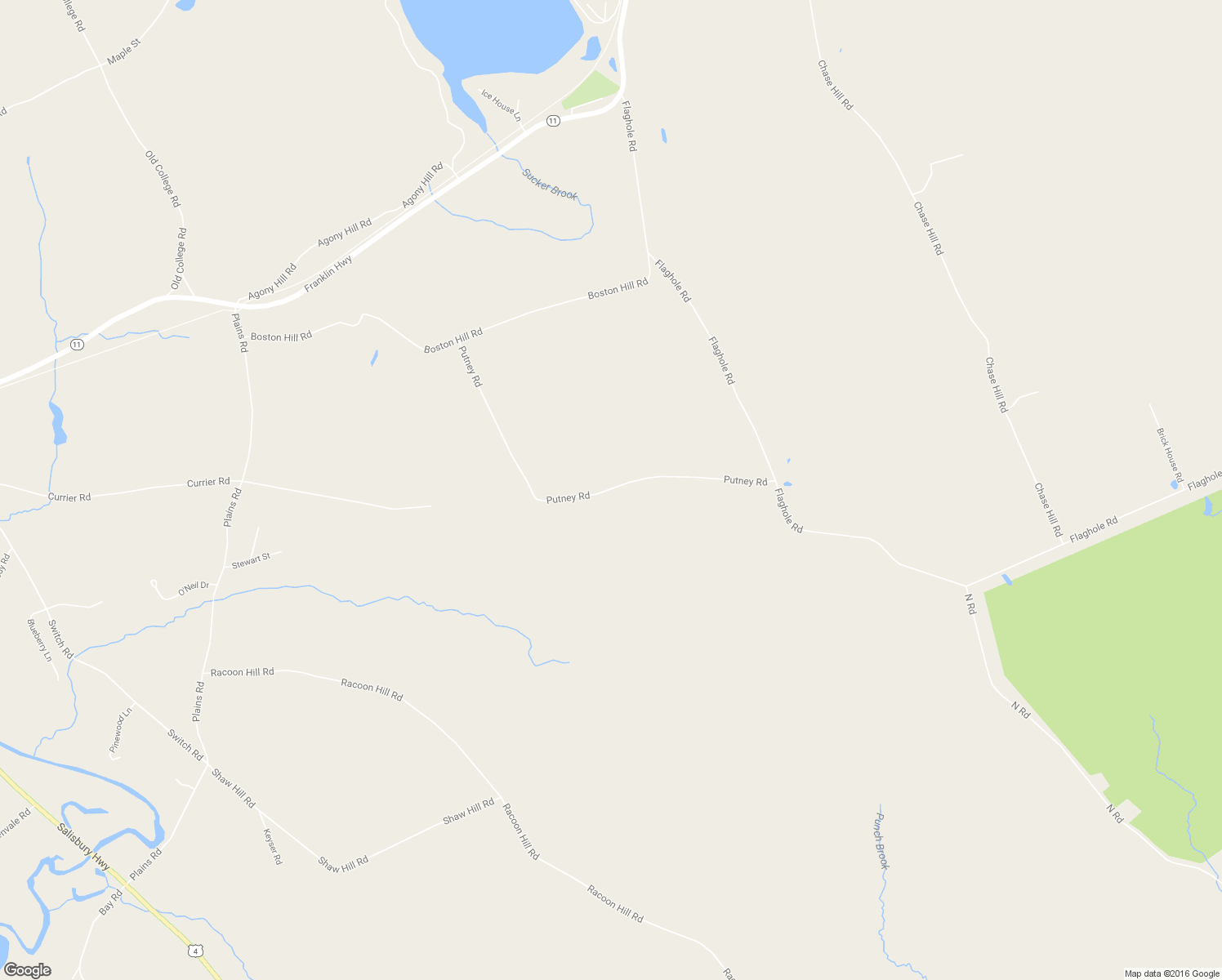 map of restaurants, bars, coffee shops, grocery stores, and more near 142 Putney Road in Andover