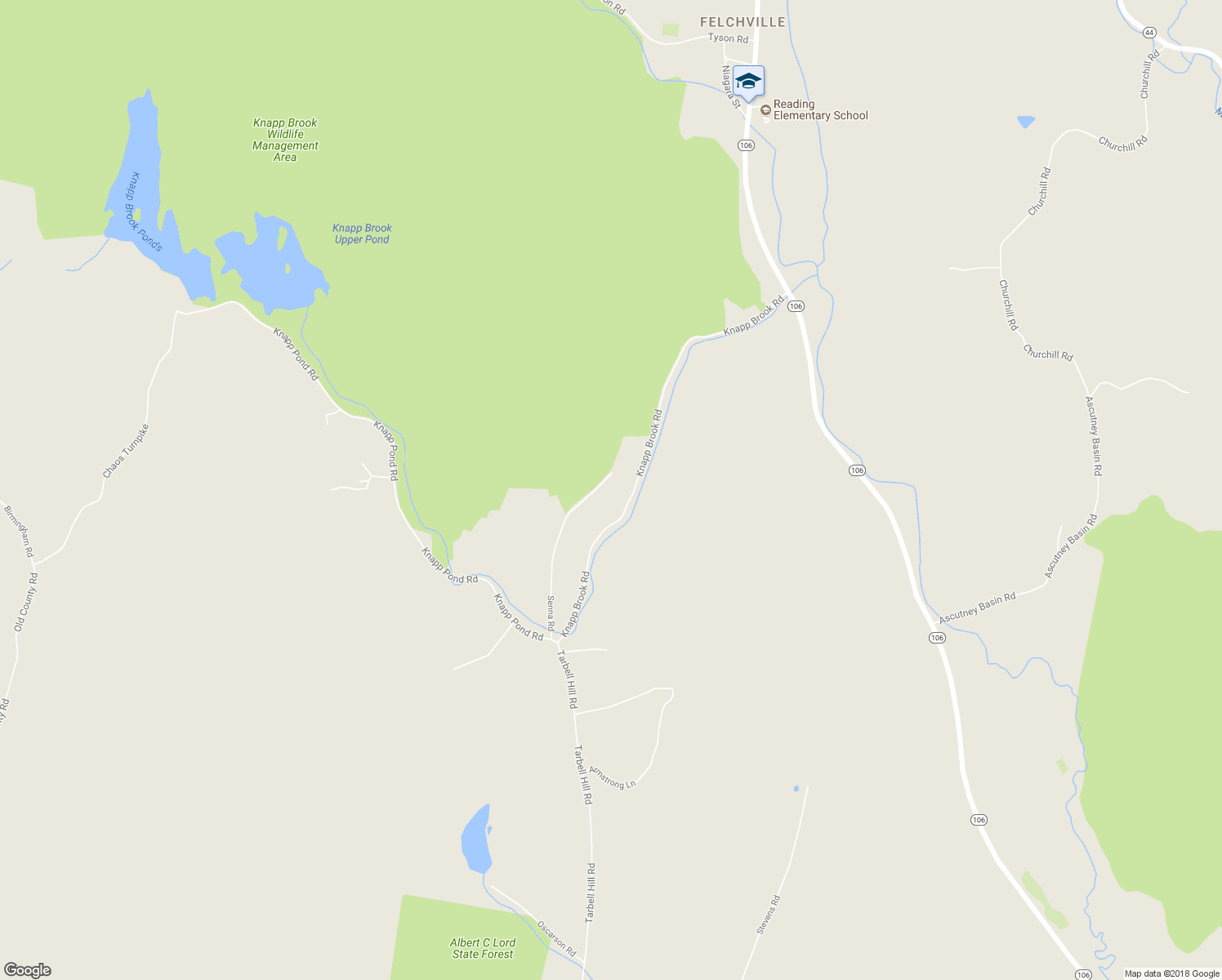 map of restaurants, bars, coffee shops, grocery stores, and more near 448 Senna Road in Cavendish