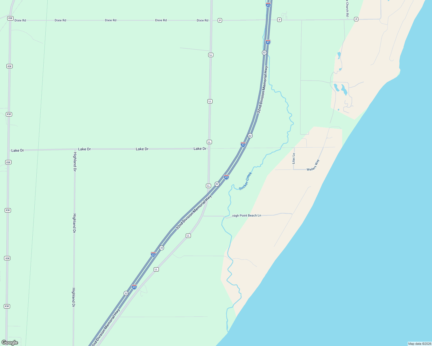map of restaurants, bars, coffee shops, grocery stores, and more near 4430 County Road LL in Port Washington