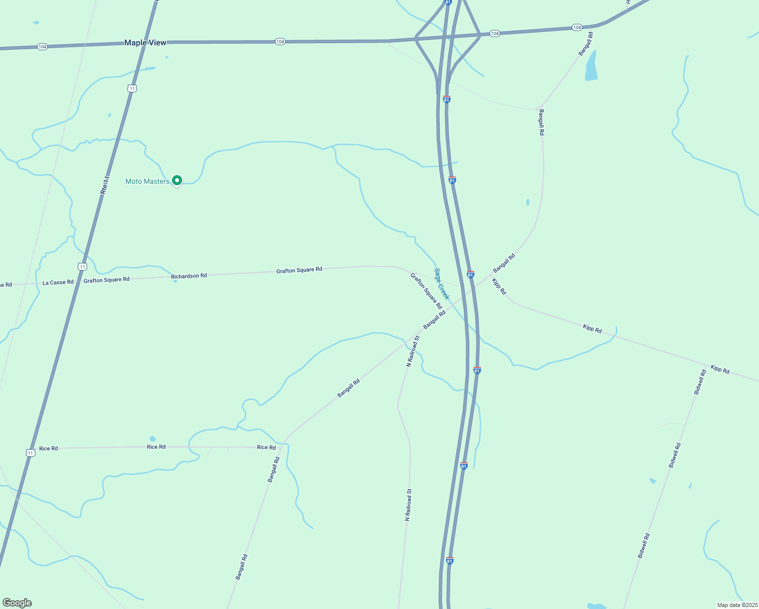map of restaurants, bars, coffee shops, grocery stores, and more near 331-343 Bangall Rd in Parish