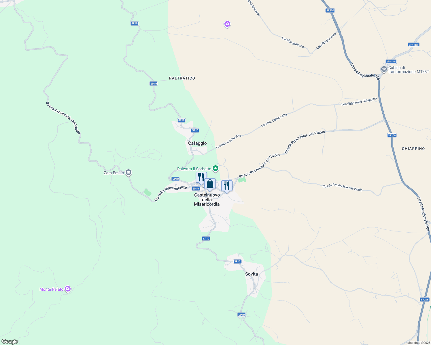 map of restaurants, bars, coffee shops, grocery stores, and more near in Province of Livorno