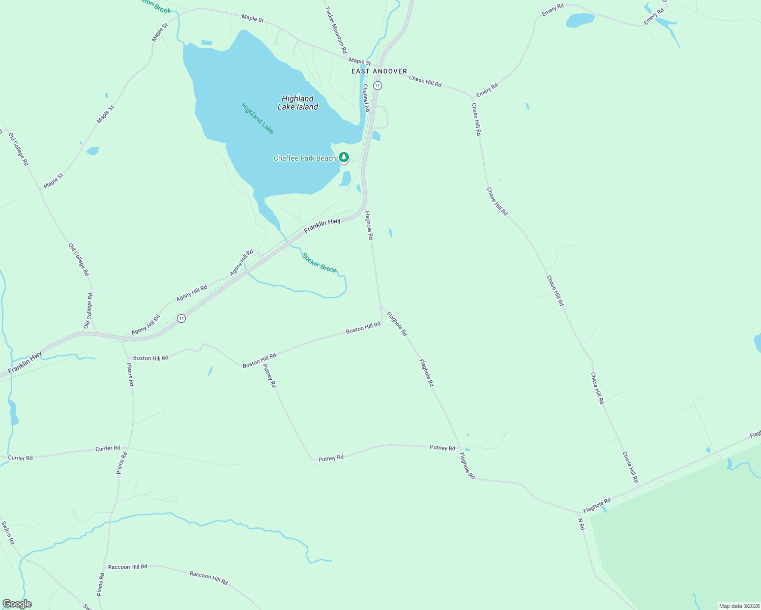 map of restaurants, bars, coffee shops, grocery stores, and more near 419 Flaghole Road in Andover