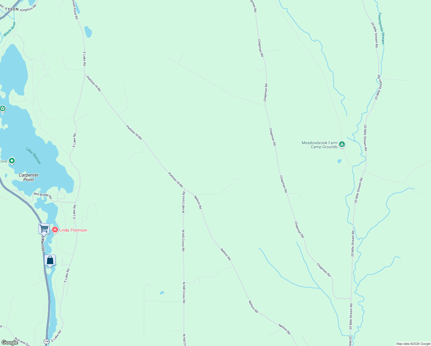map of restaurants, bars, coffee shops, grocery stores, and more near 35 North Hill Pent Road in Windsor County