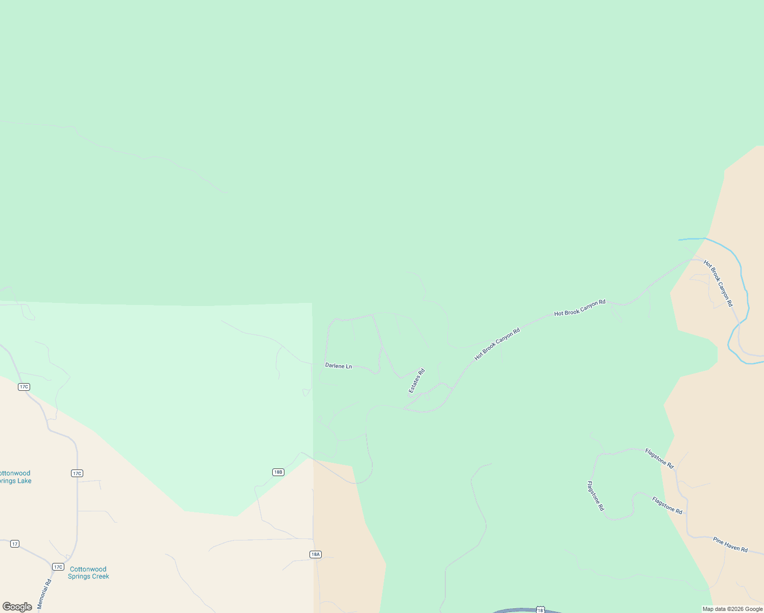 map of restaurants, bars, coffee shops, grocery stores, and more near 12646 Dana Road in Hot Springs