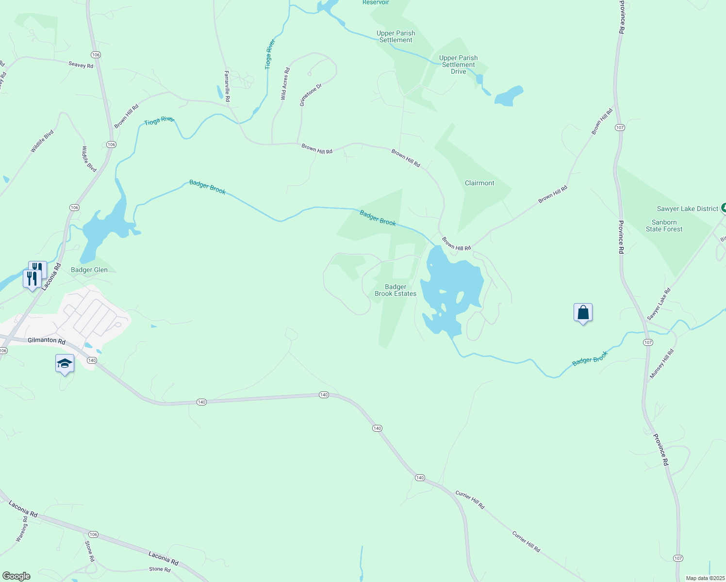 map of restaurants, bars, coffee shops, grocery stores, and more near 80 Aiden Circle in Belmont