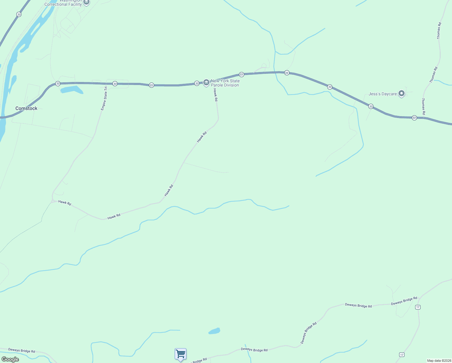 map of restaurants, bars, coffee shops, grocery stores, and more near in Comstock