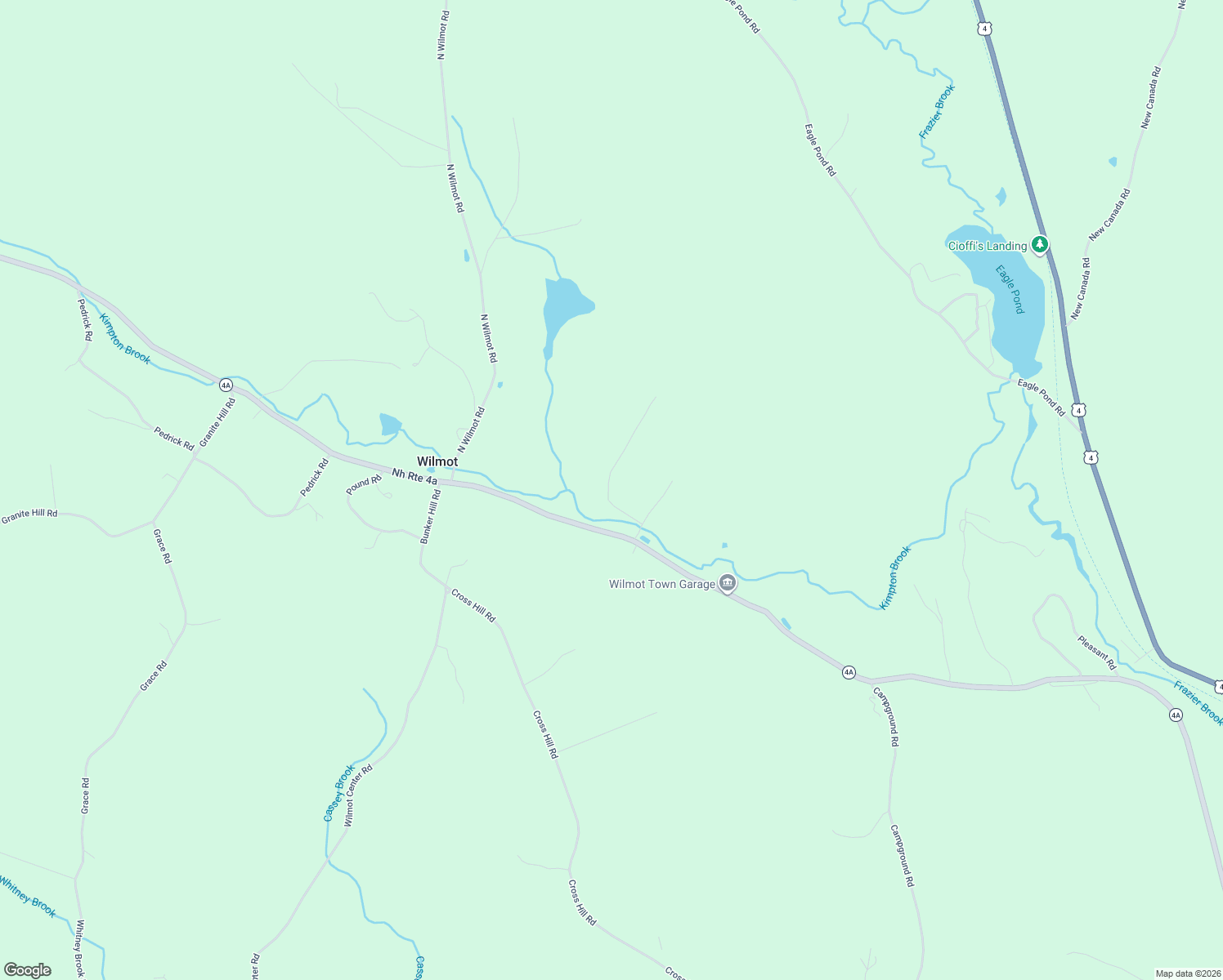 map of restaurants, bars, coffee shops, grocery stores, and more near 47 Patterson Road in Wilmot